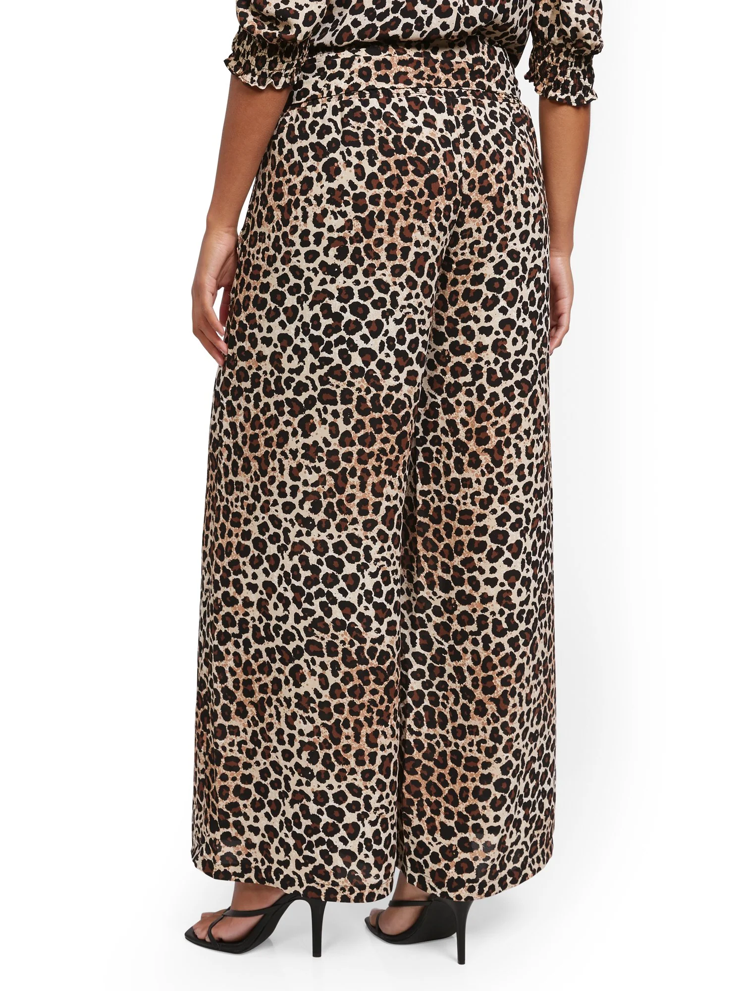 Leopard-Print Palazzo Pant - Image 2