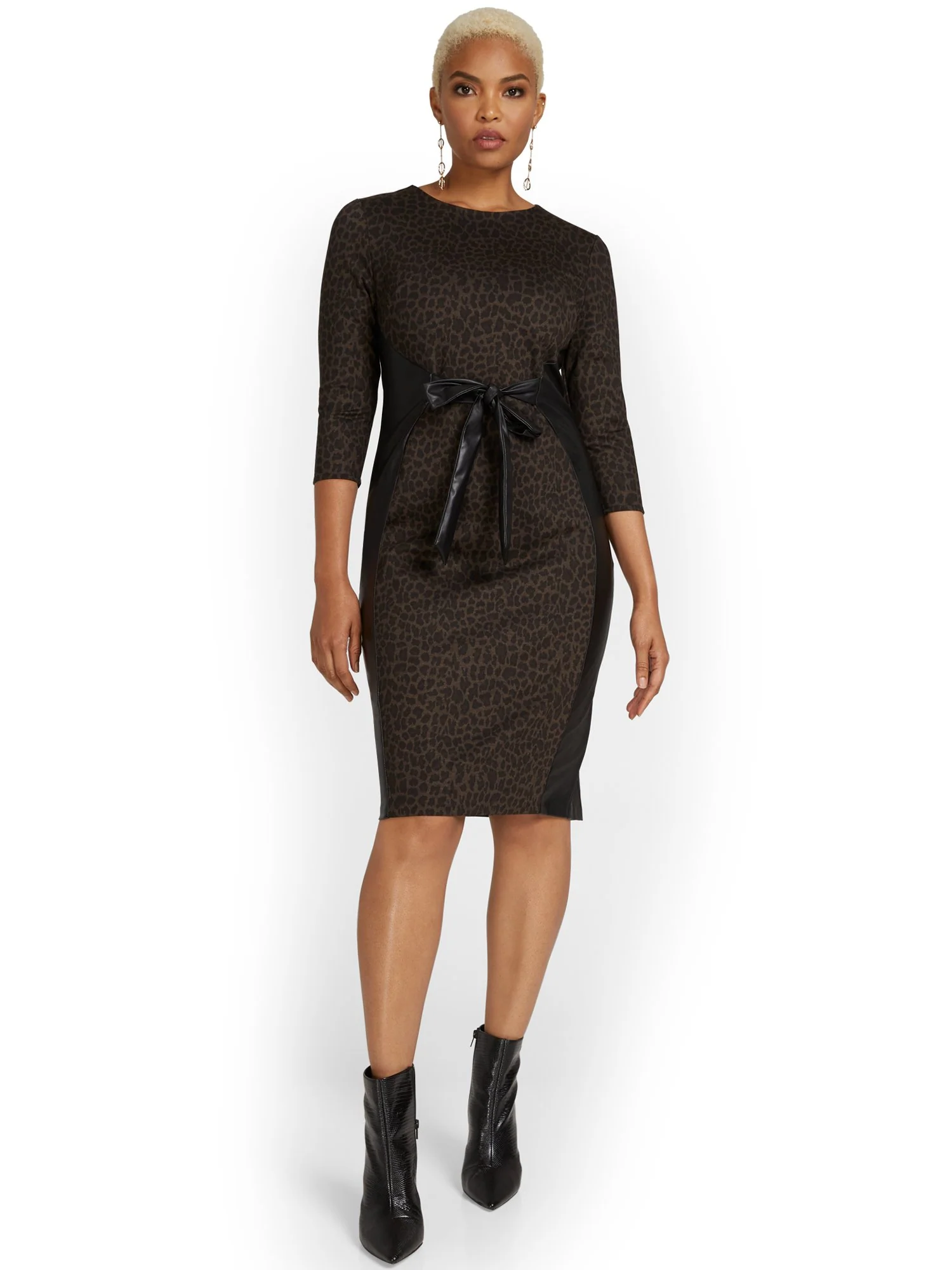 Leopard-Print Sheath Dress - Superflex - Image 2