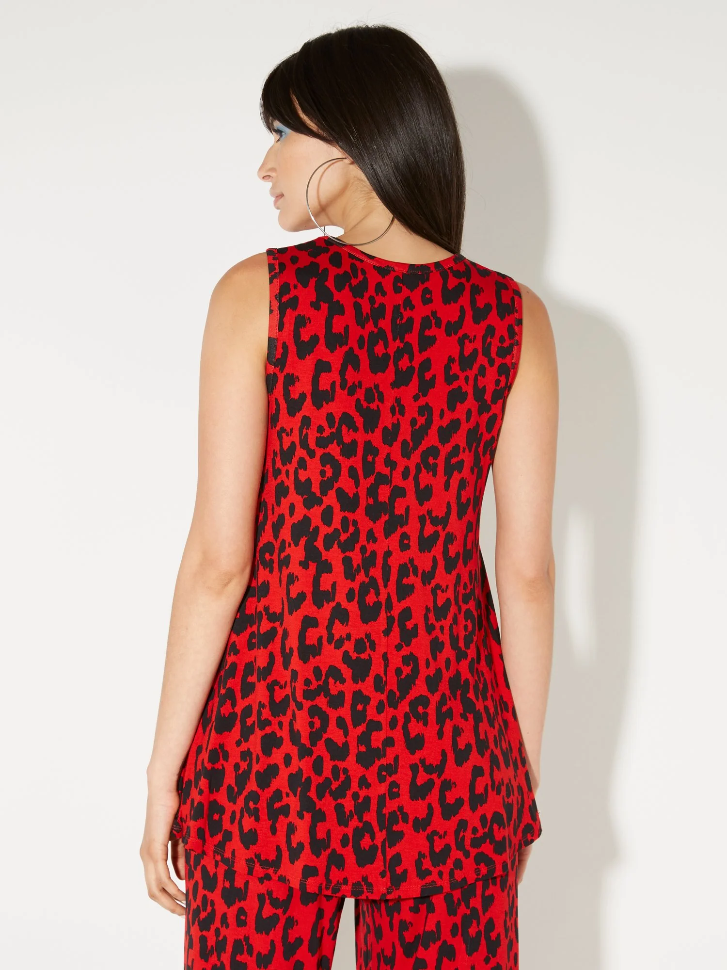 Leopard-Print Tunic Top - NY&C Style System - Image 3