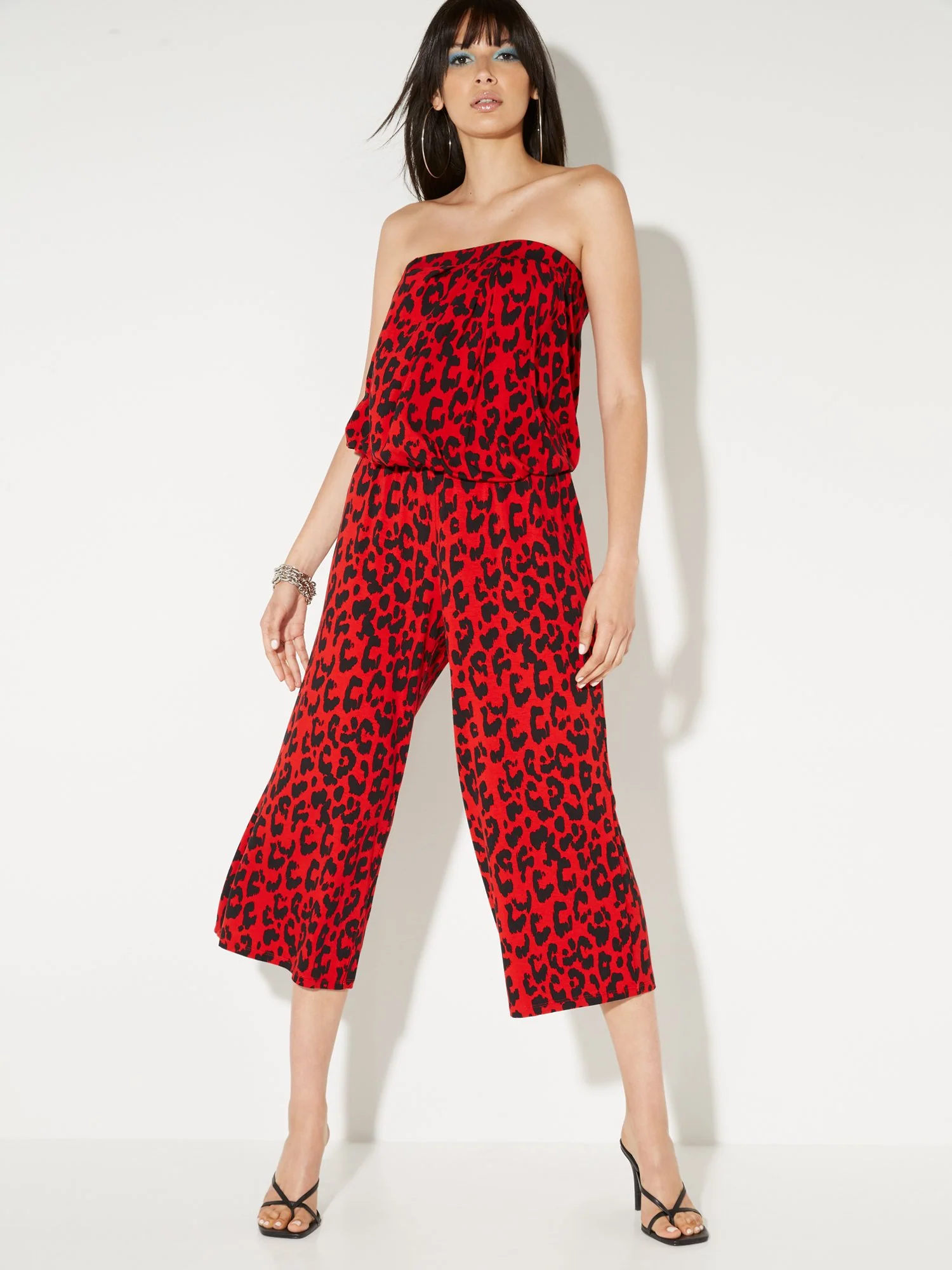 Leopard-Print Wide-Leg Capri Pant - NY&C Style System - Image 6