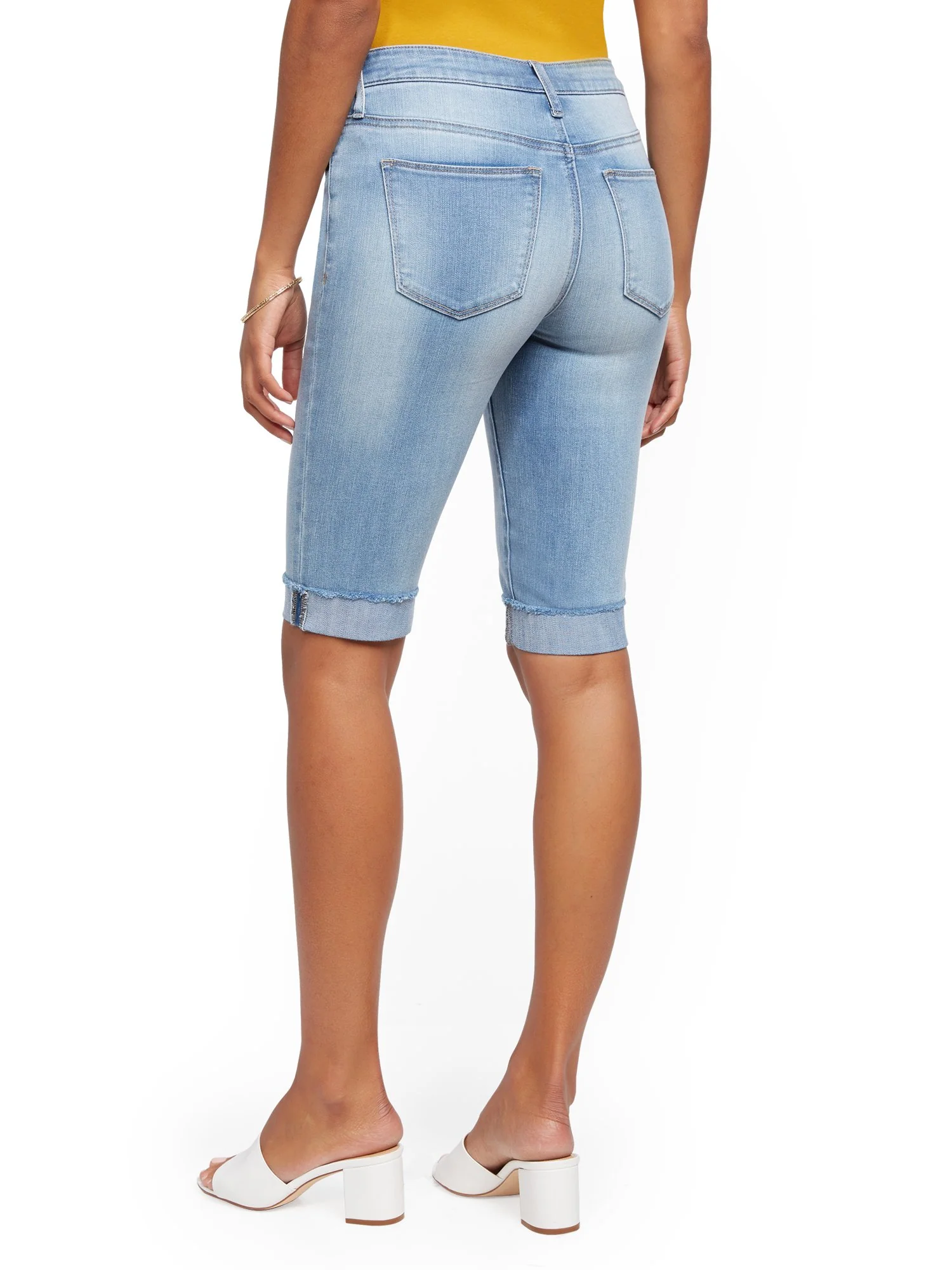 Lexi Mid-Rise 13-Inch Bermuda Short - Vivid Blue - Image 3