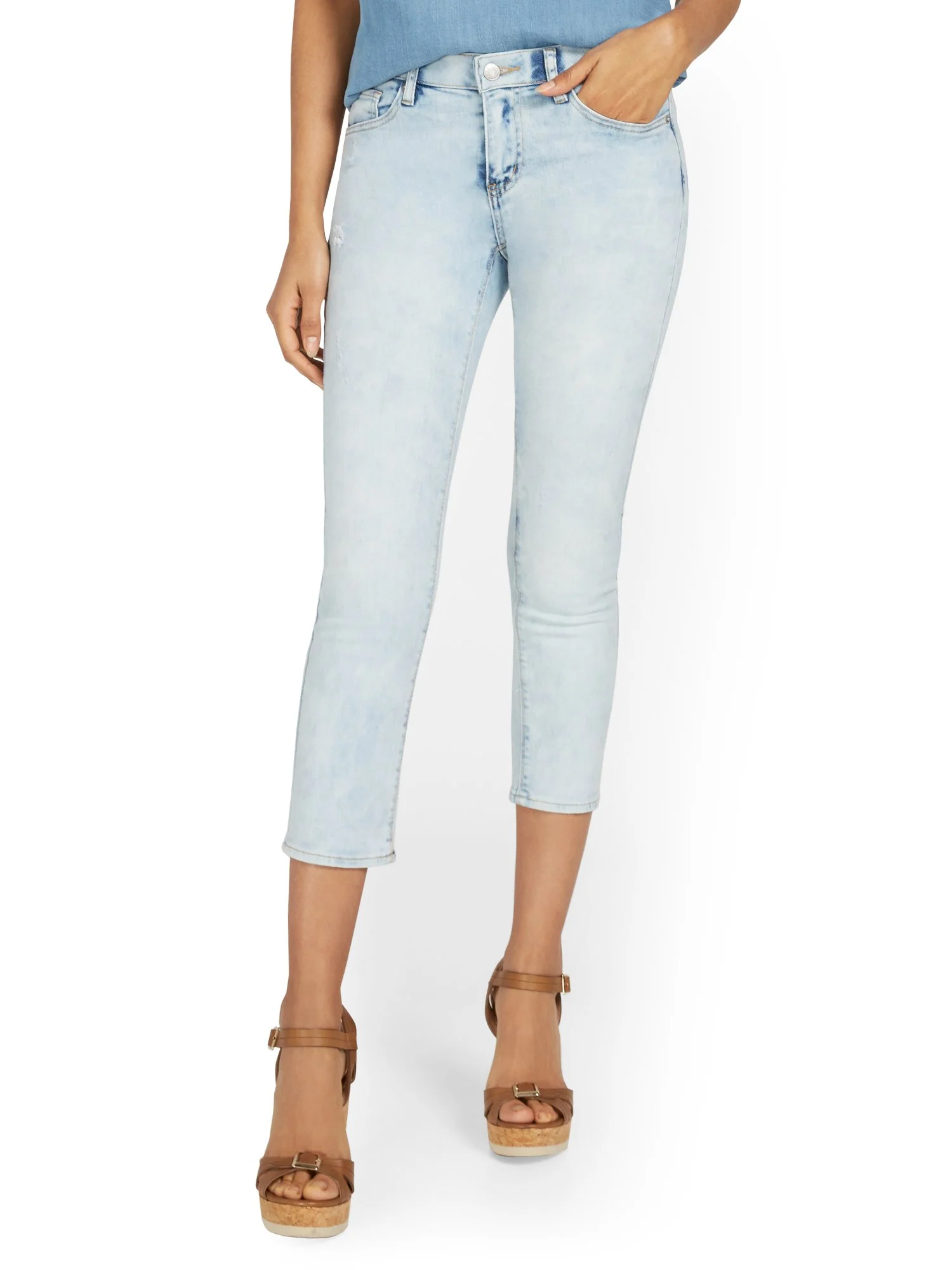 Lexi Mid-Rise Super-Skinny Capri Jeans - Image 2