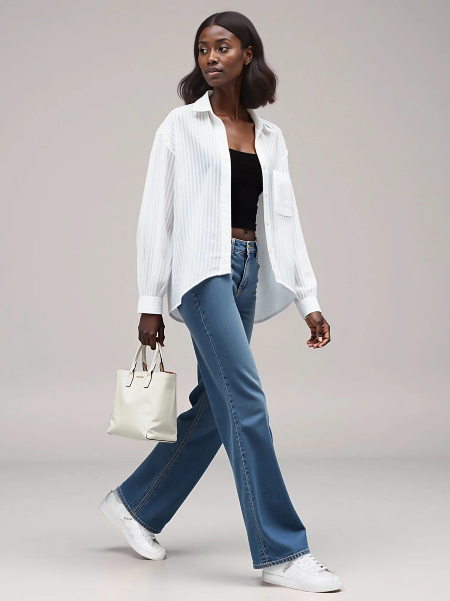 Lightweight One Pocket Button Down Shirt - Image 2