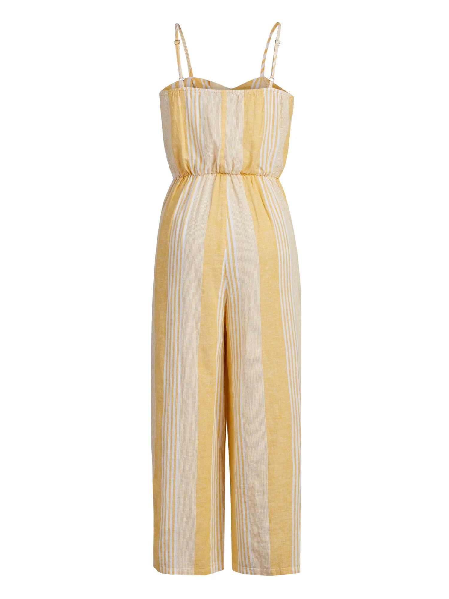 Linen-Blend Bow-Front Wide-Leg Jumpsuit - Image 7