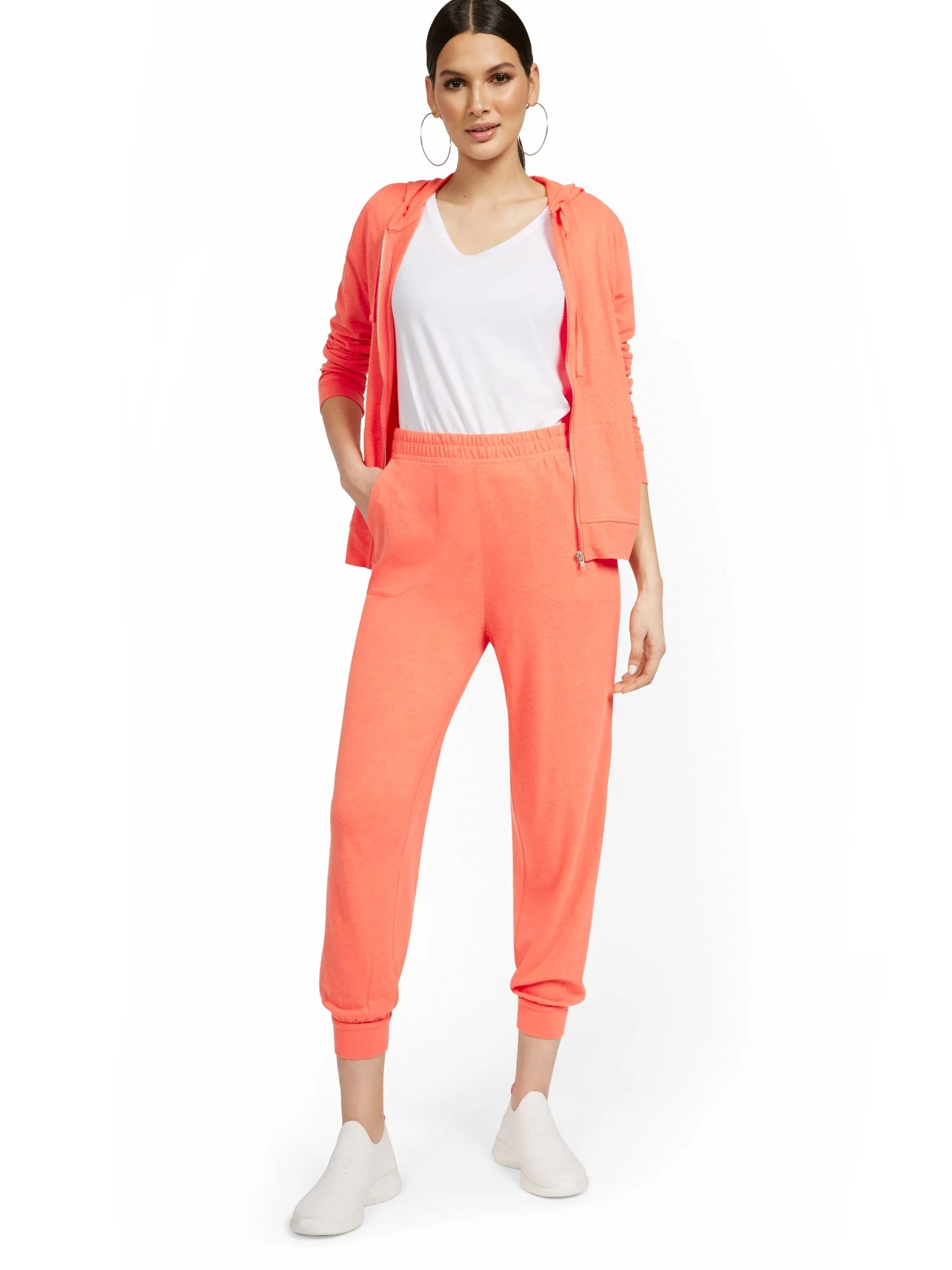 Linen-Blend High-Waisted Jogger Pant - Image 4