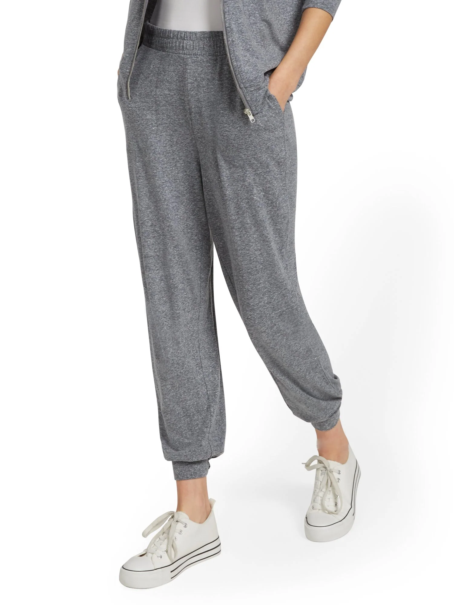 Linen-Blend High-Waisted Jogger Pant - Image 7