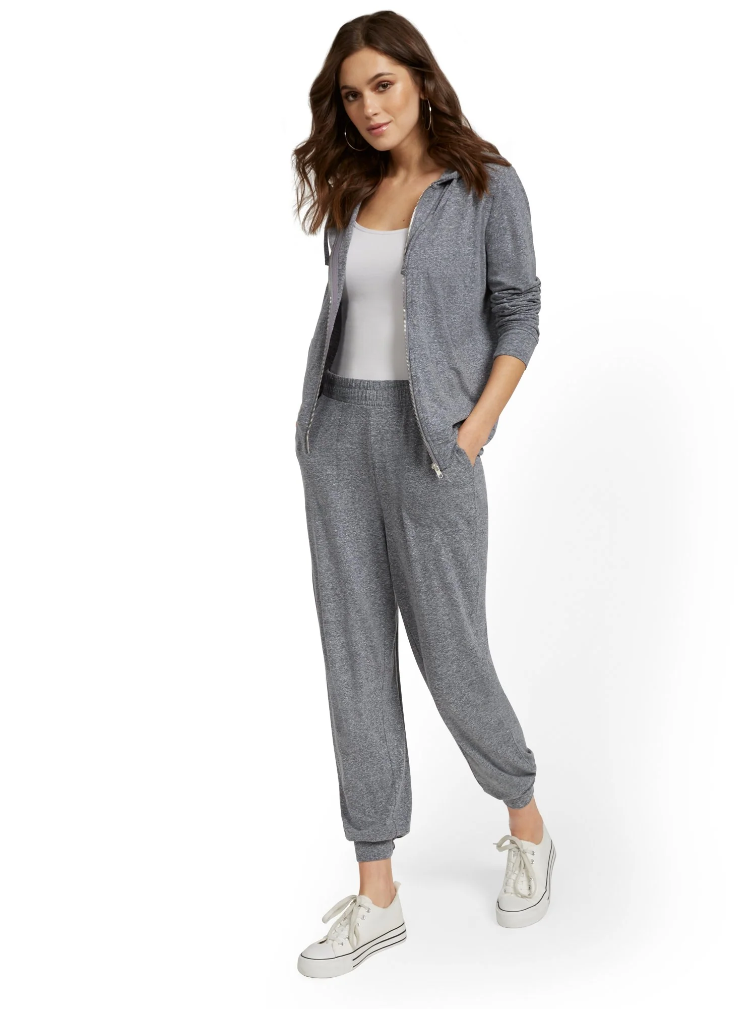 Linen-Blend High-Waisted Jogger Pant - Image 8