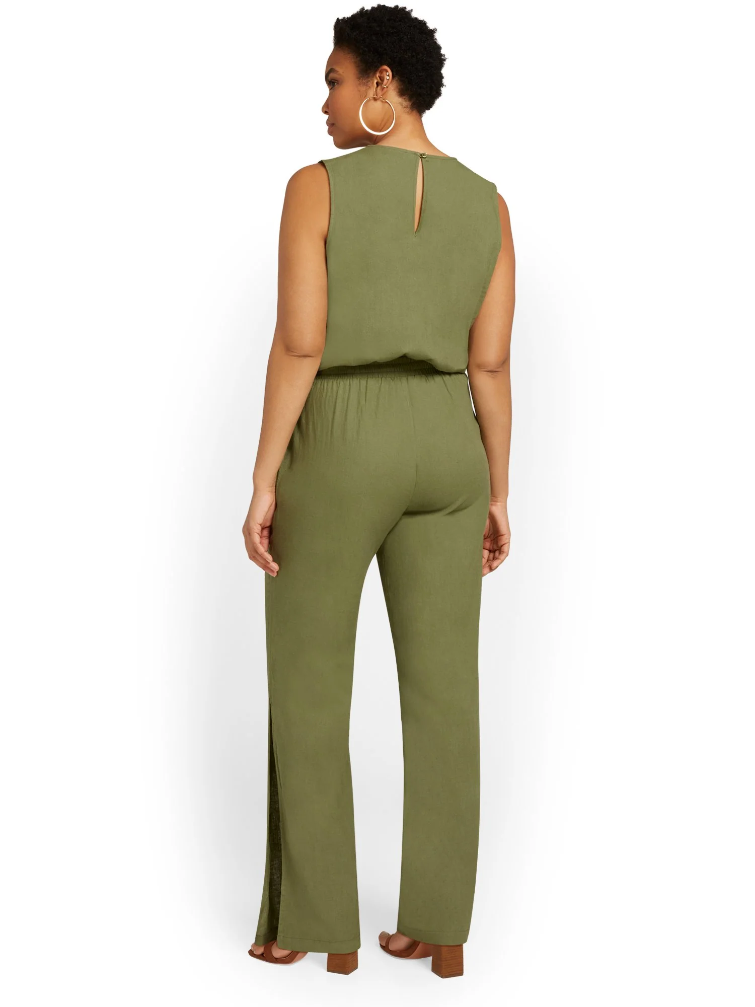 Linen-Blend Jumpsuit - Image 3