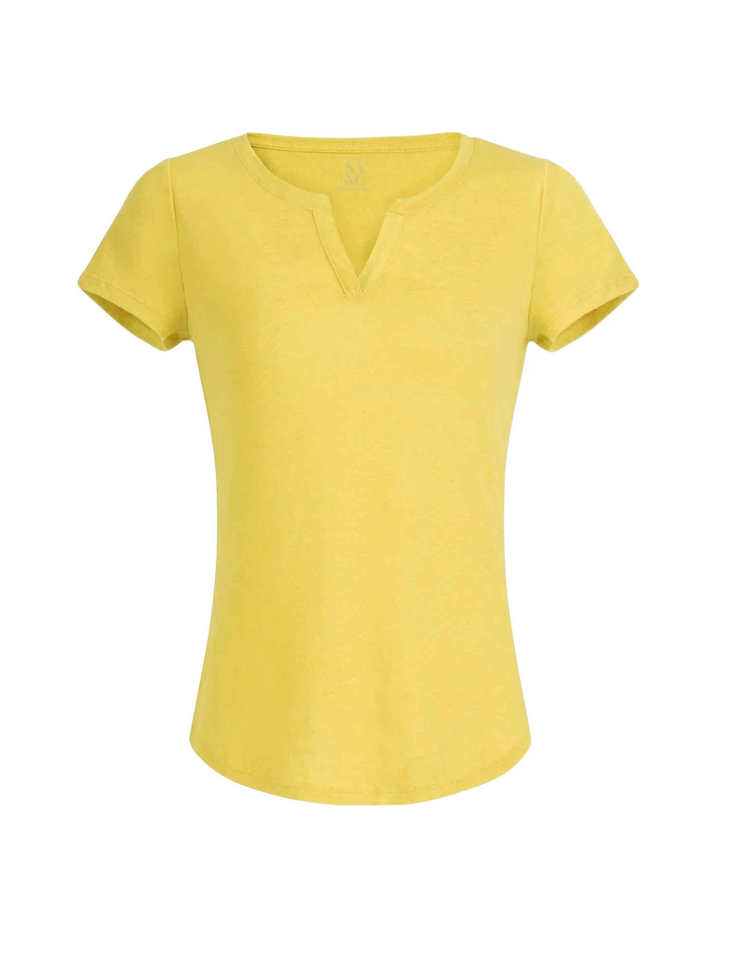 Linen-Blend Split-Neck Tee - Image 27