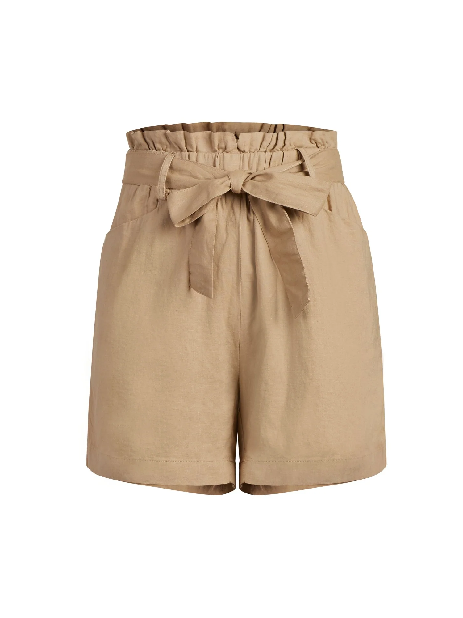 Linen-Blend Tie-Waist Short - Image 8