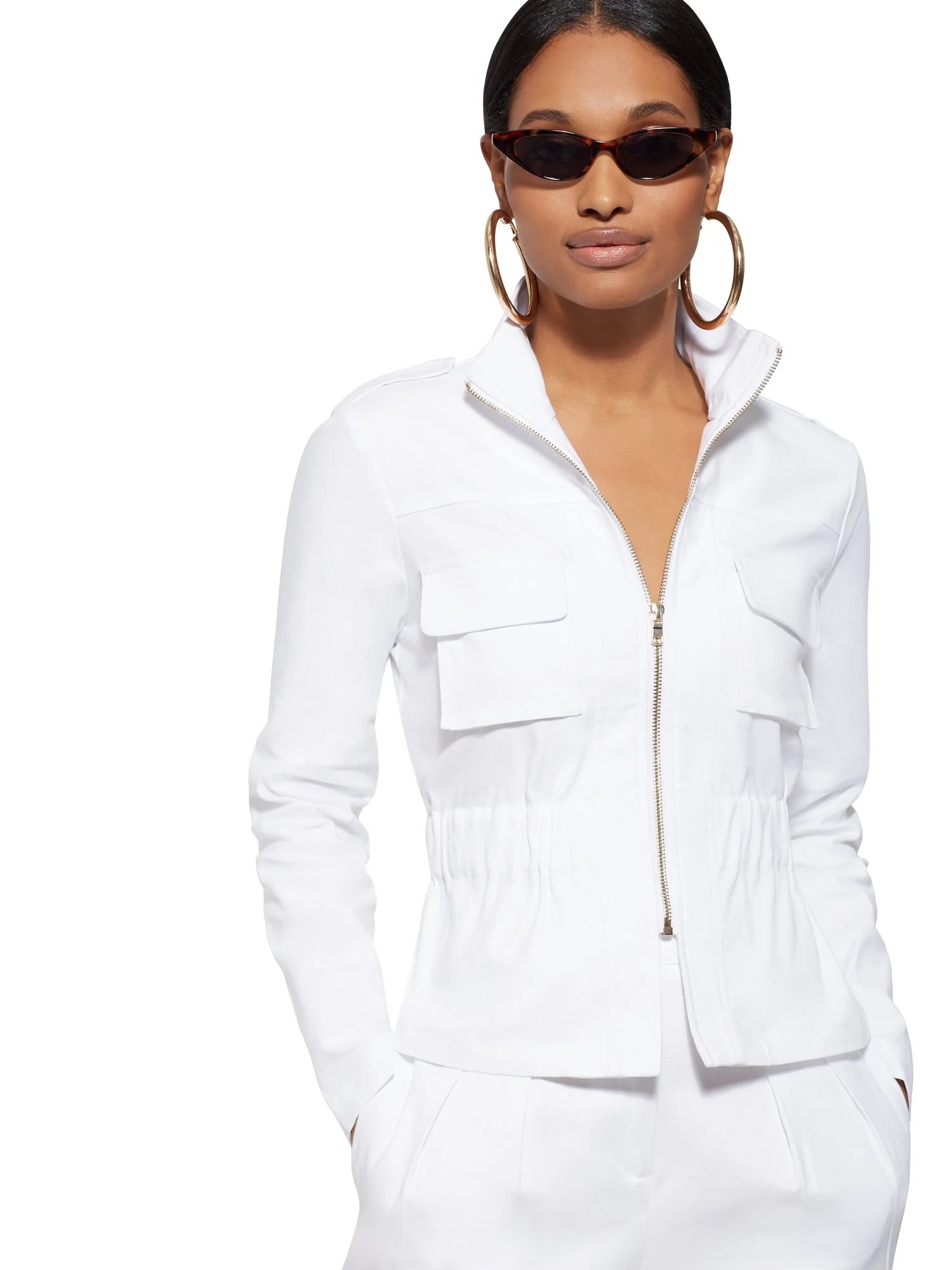 Linen Safari Jacket - 7th Avenue - Image 2