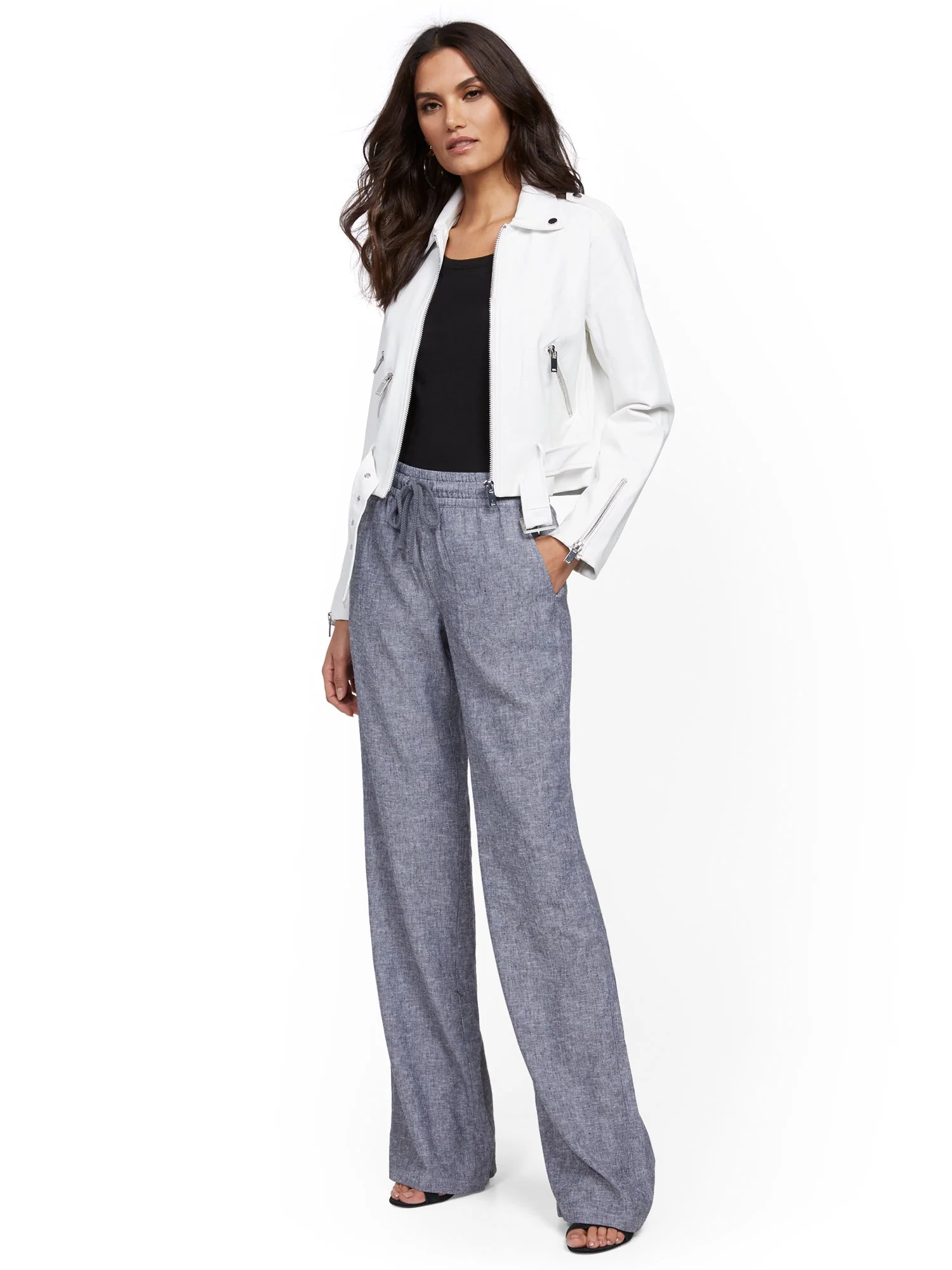 Linen Wide-Leg Pant - Image 17