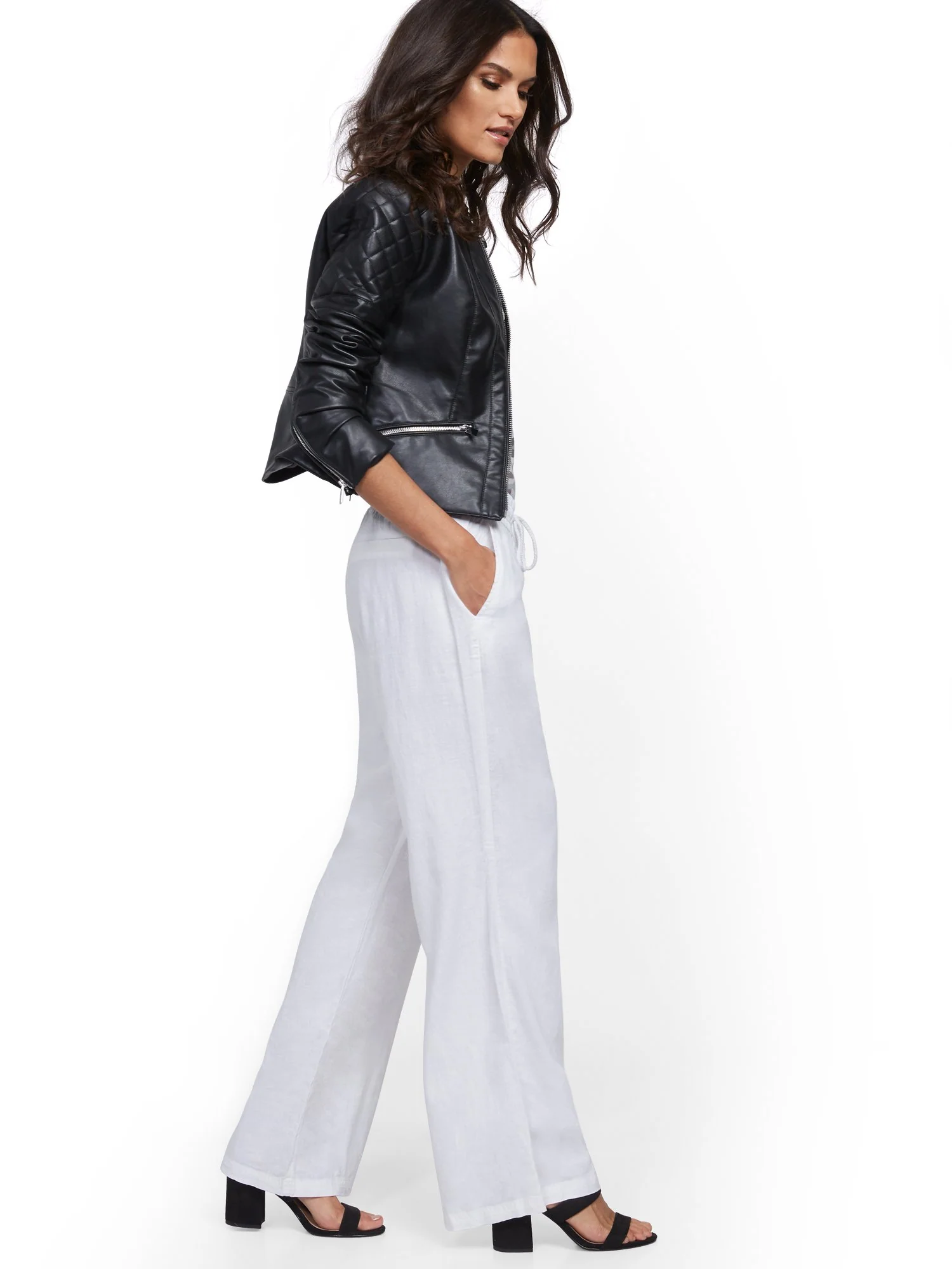 Linen Wide-Leg Pant - Image 2