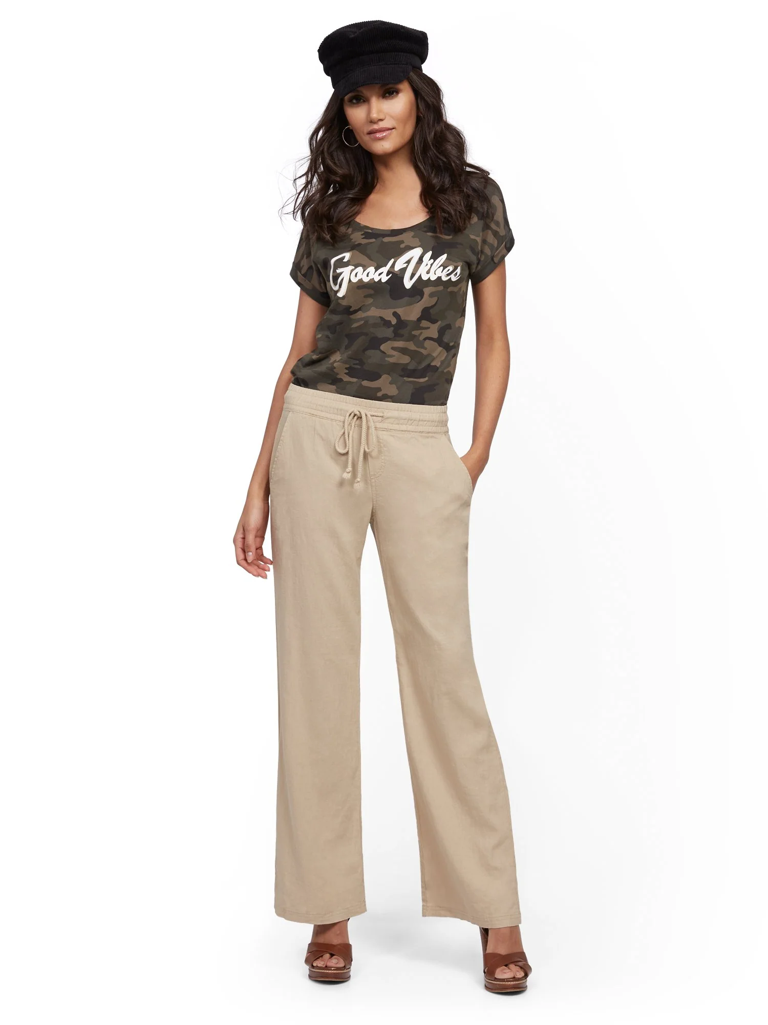 Linen Wide-Leg Pant - Image 21