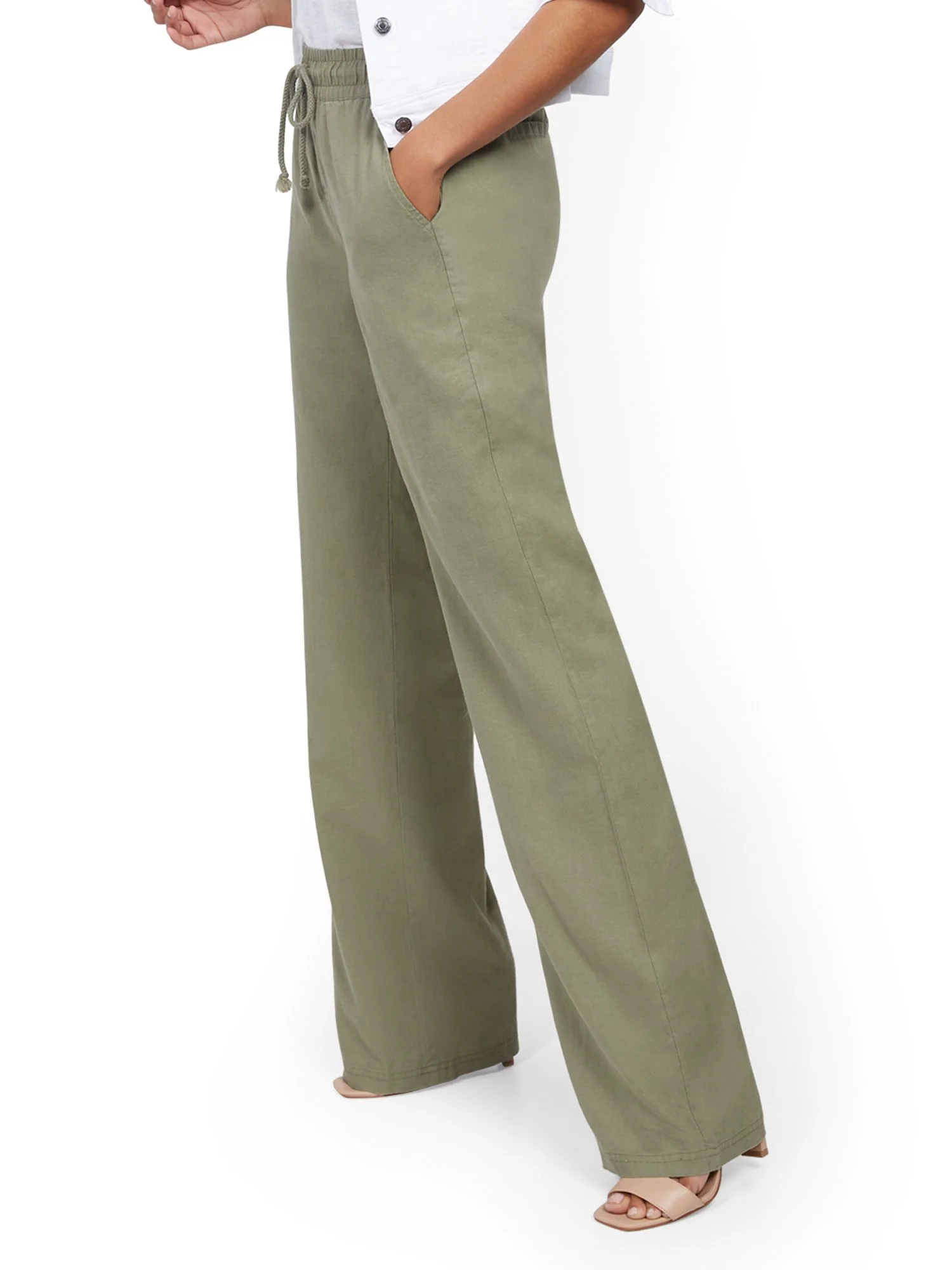 Linen Wide-Leg Pant - Image 5