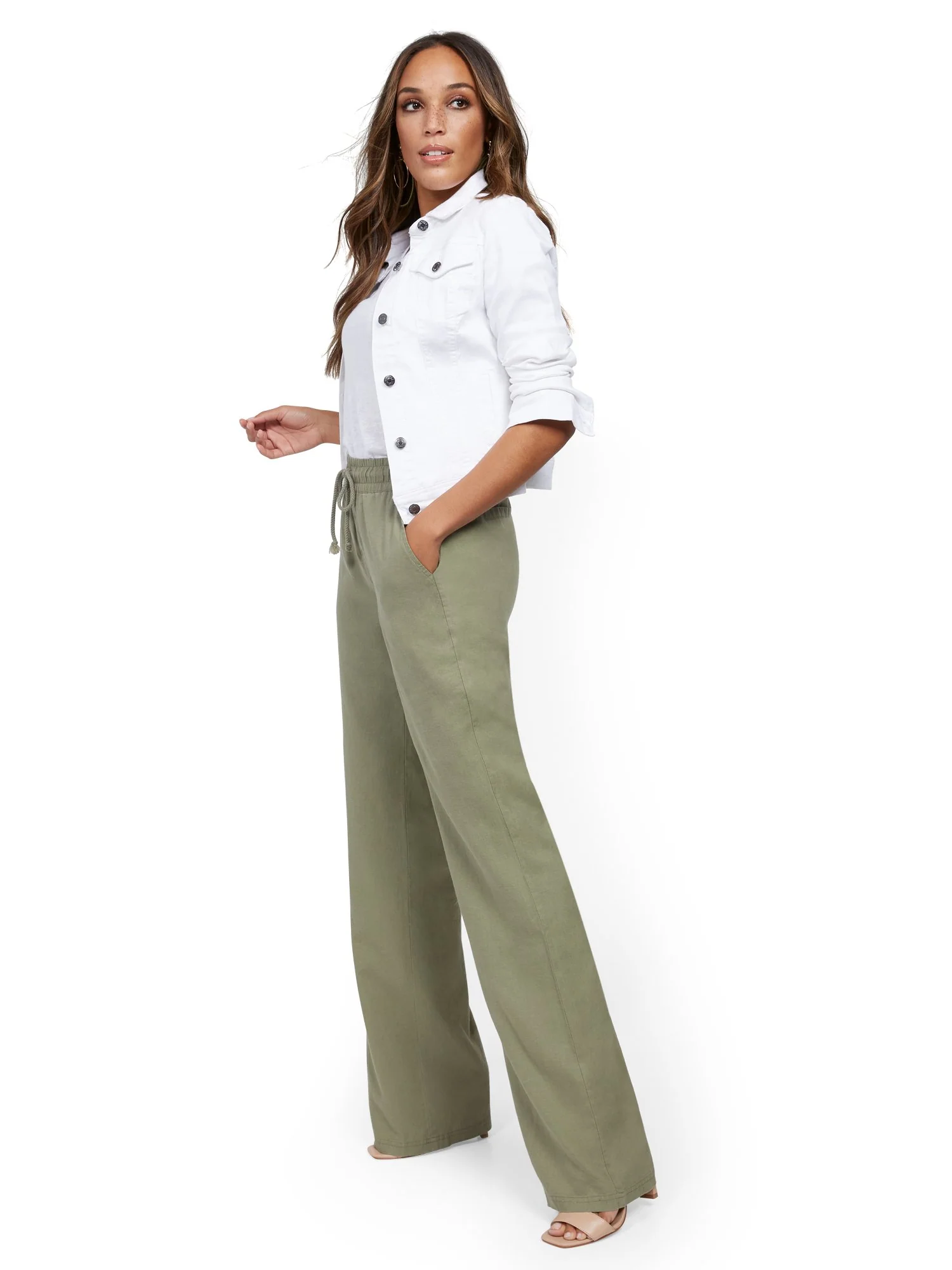 Linen Wide-Leg Pant - Image 7