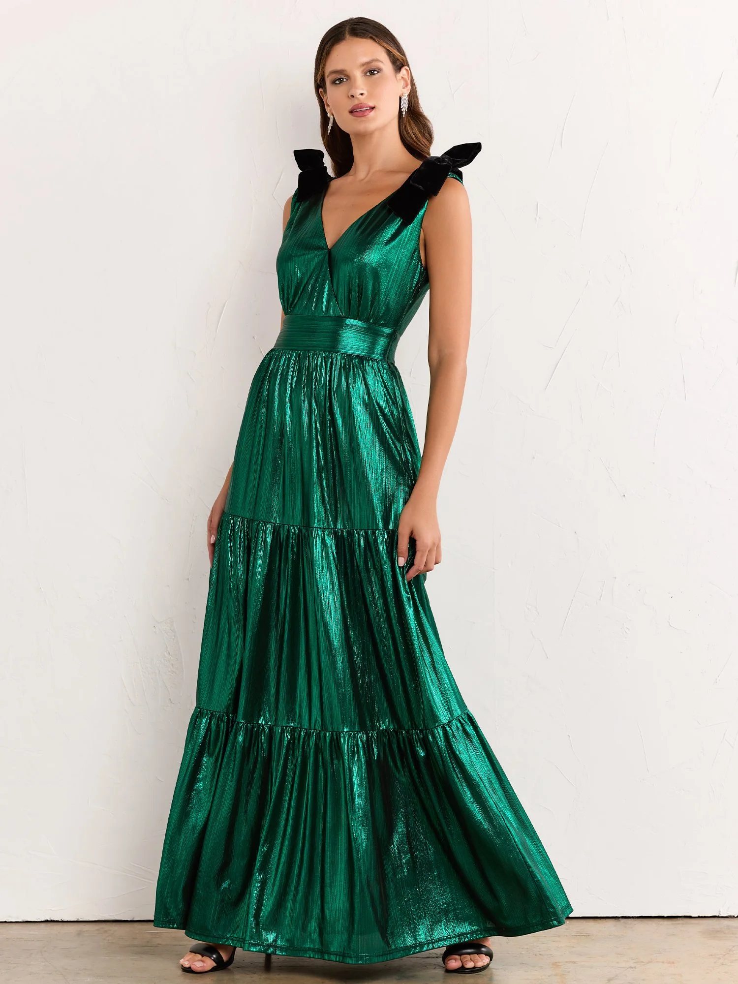 Liquid Satin Evening Maxi Dress - Sugarlips - Image 2