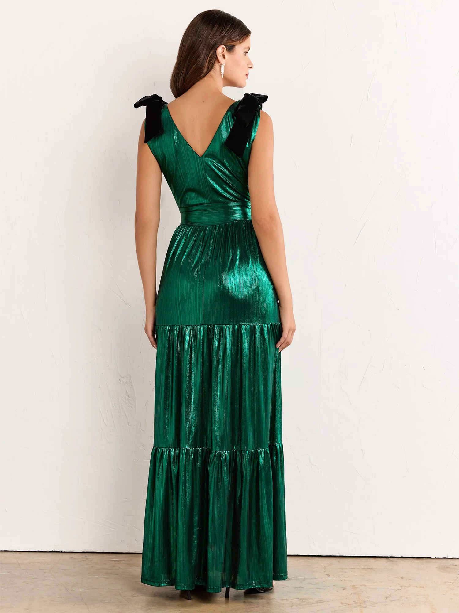 Liquid Satin Evening Maxi Dress - Sugarlips - Image 5