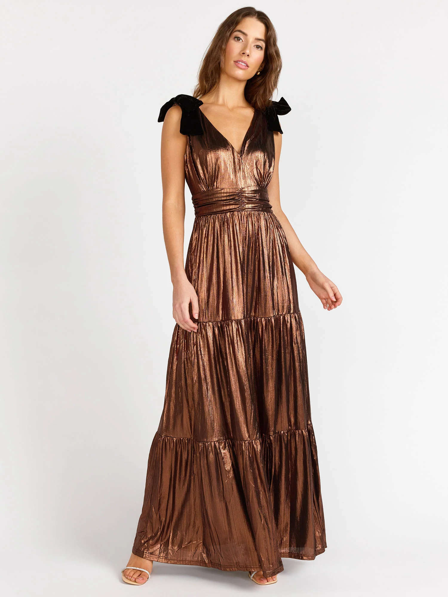 Liquid Satin Evening Maxi Dress - Sugarlips - Image 7