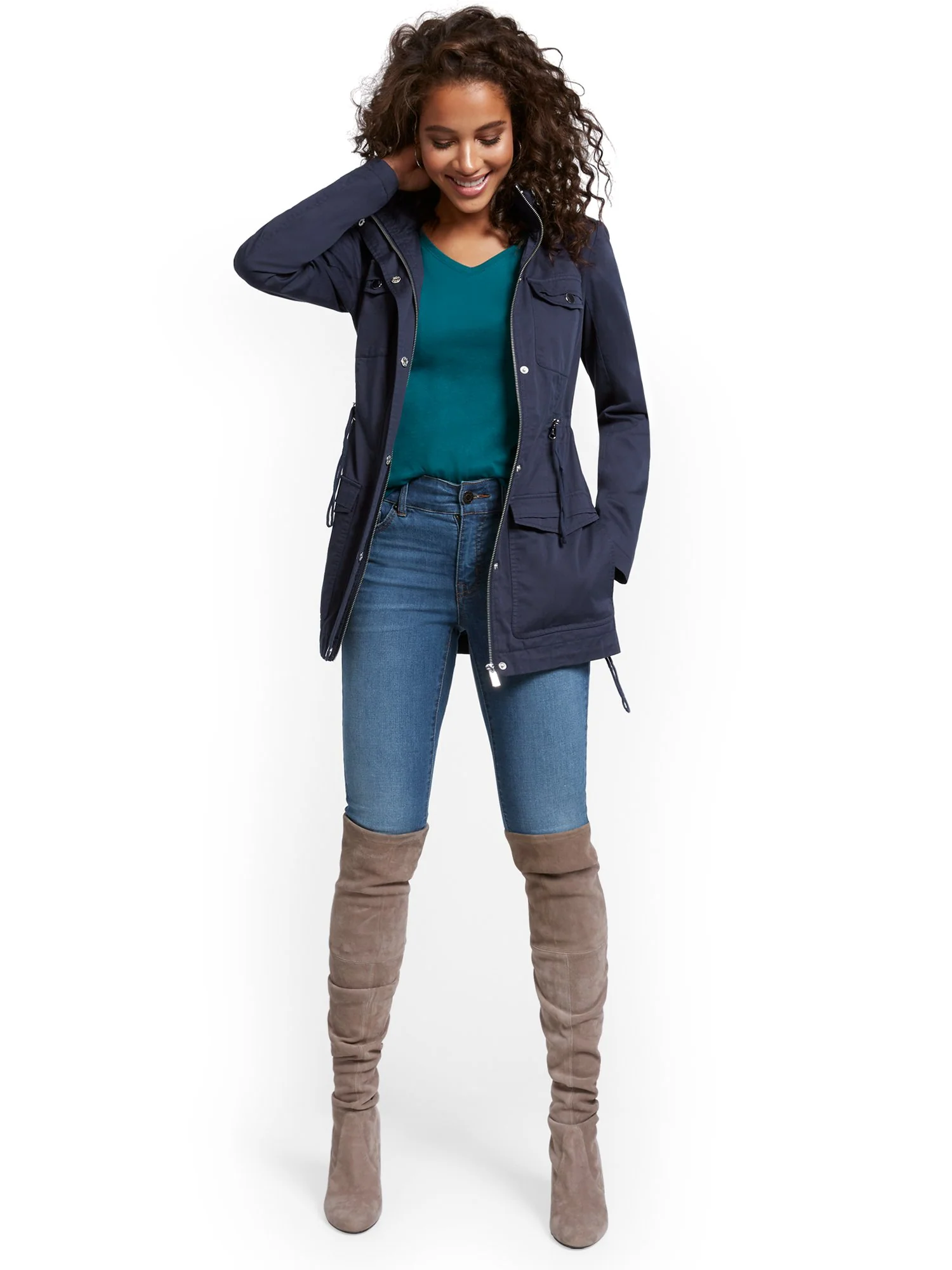 Long Anorak Jacket - Image 34