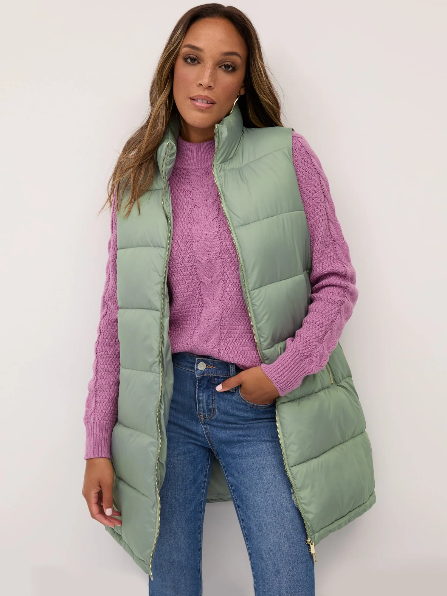 Long Puffer Vest - Ultra-Puff Collection - Image 10