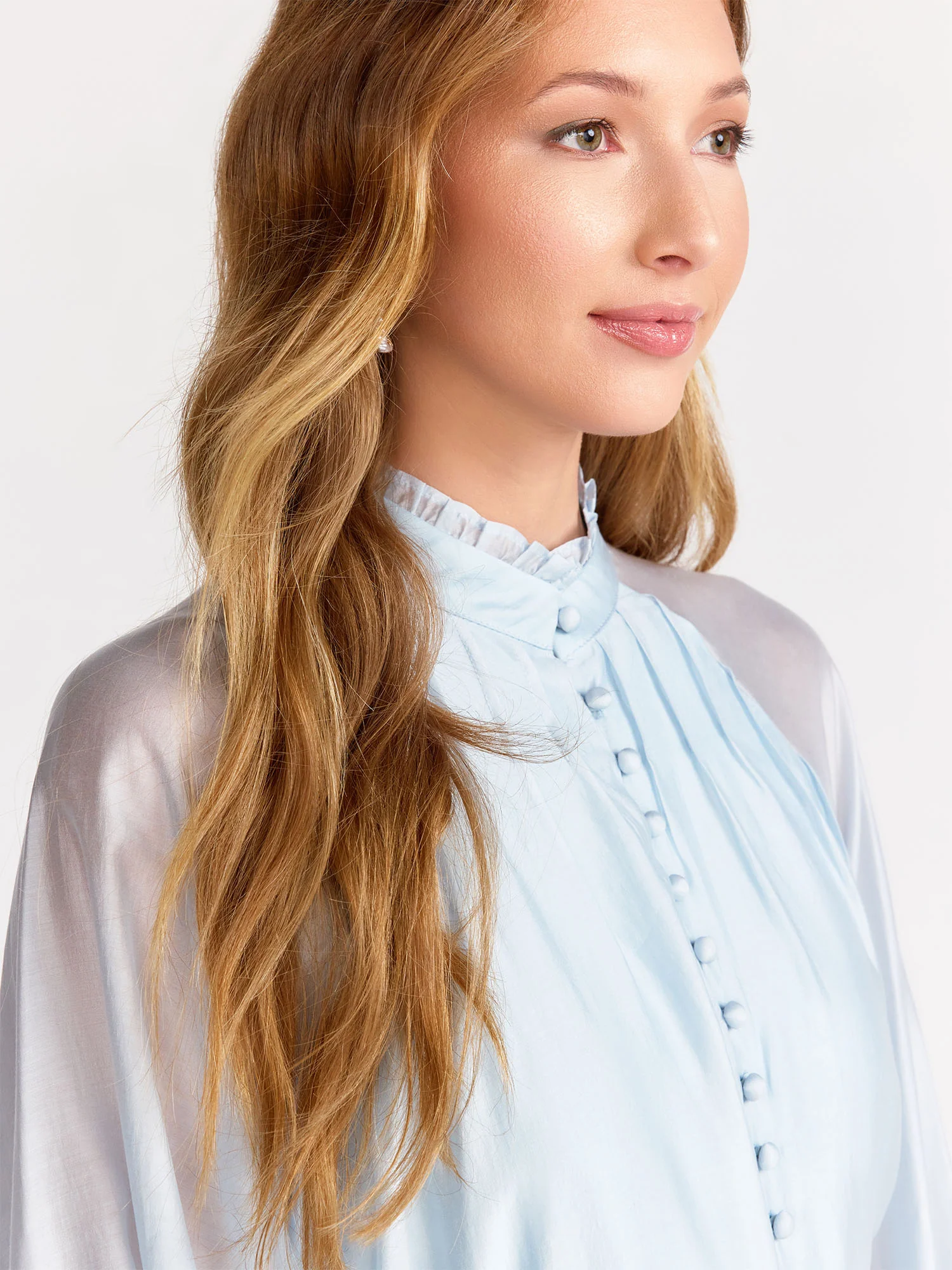 Long-Sleeve Ruffle Hem Mini Dress - Lena - Image 3