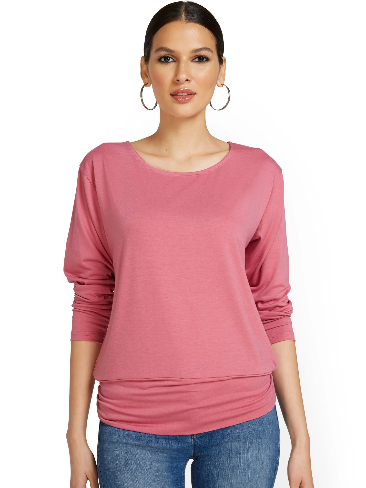 Long-Sleeve Banded Top - Image 14