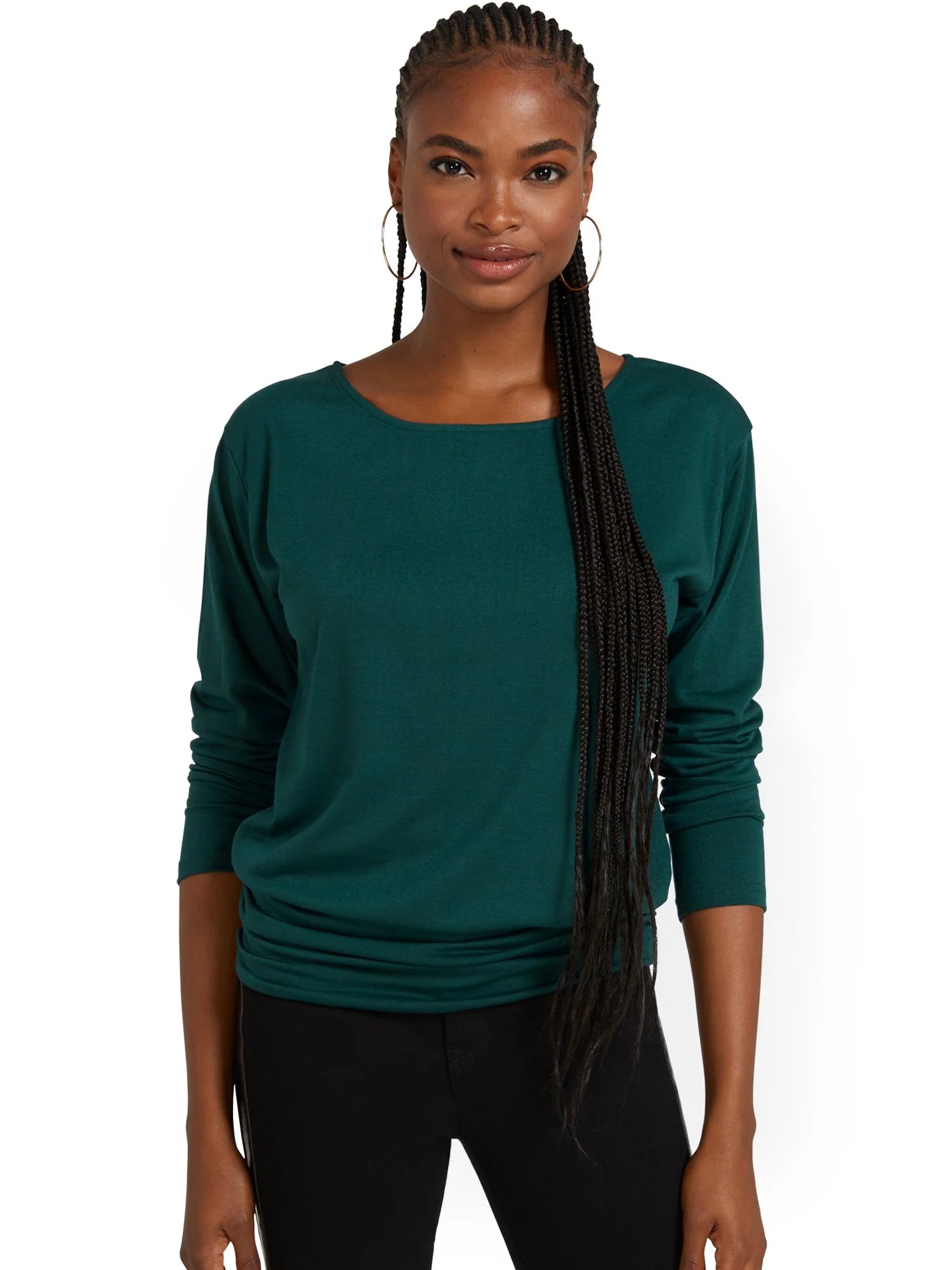 Long-Sleeve Banded Top - Image 4