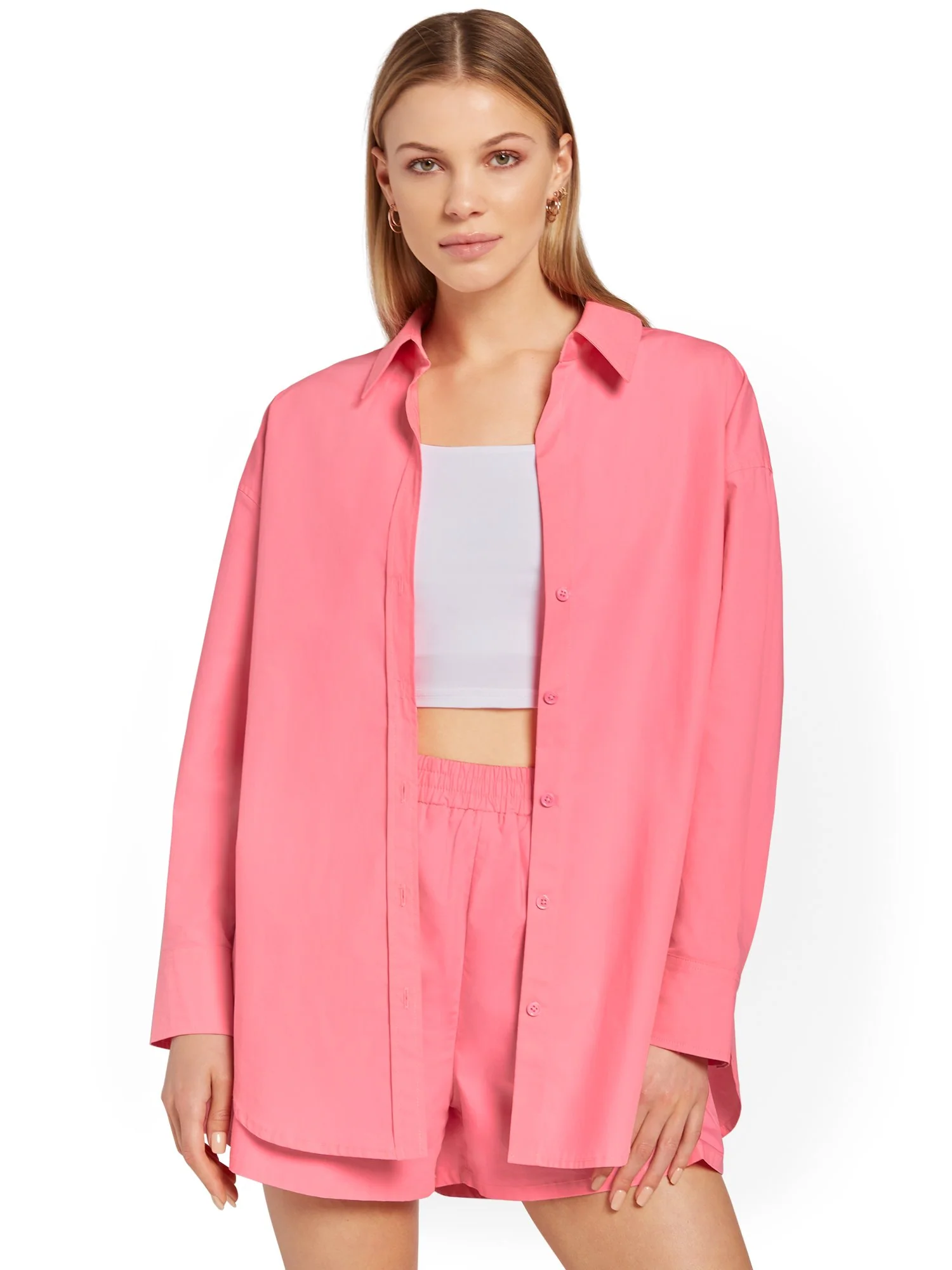 Grey Lab Long-Sleeve Button-Front Shirt - Brands We Love - Image 2