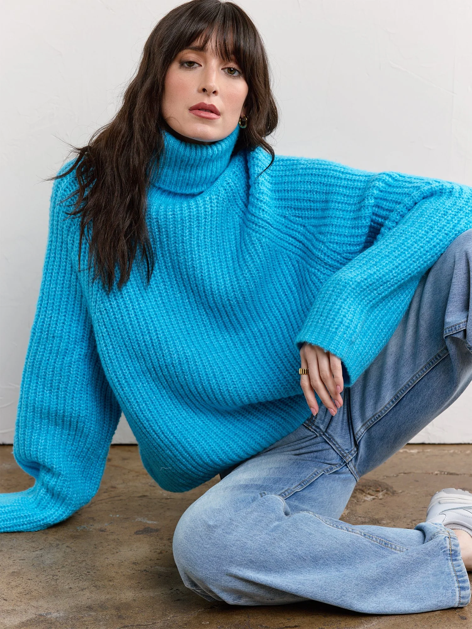Hyfve Long-Sleeve Chunky Ribbed Knit Pullover - Brands We Love - Image 3