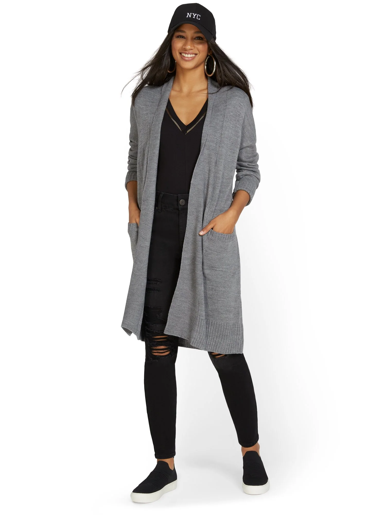 Long-Sleeve Coatigan - Image 6