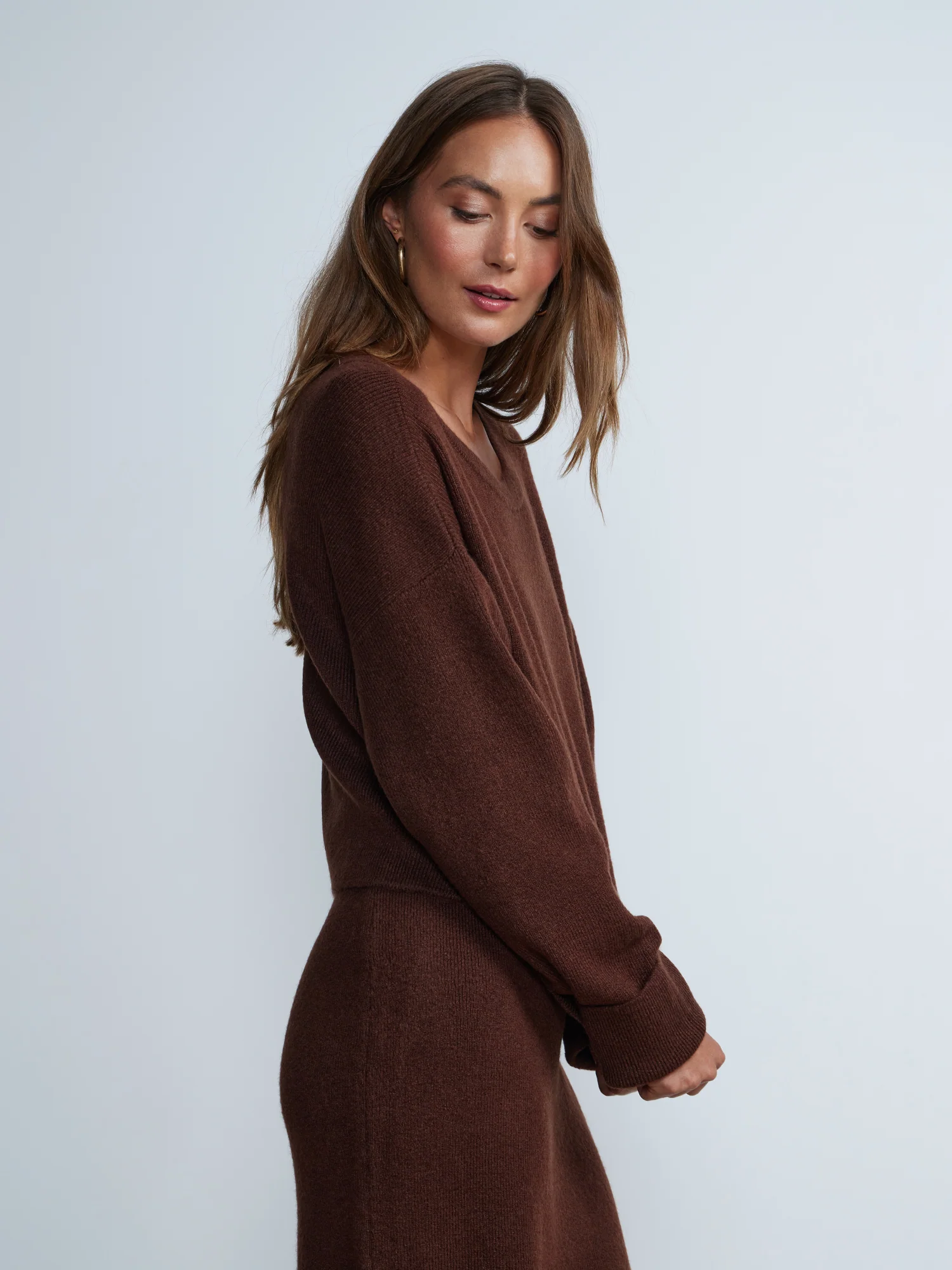 Long Sleeve Dolman Sweater - Image 2