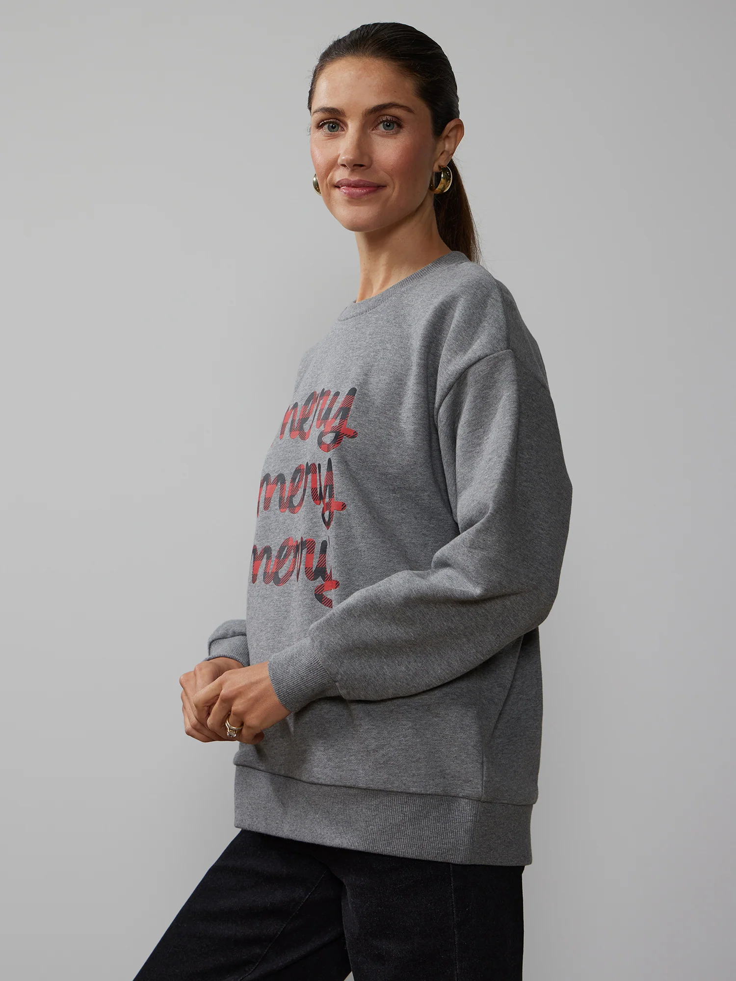 Merry Fleece Sweatshirt - Image 2