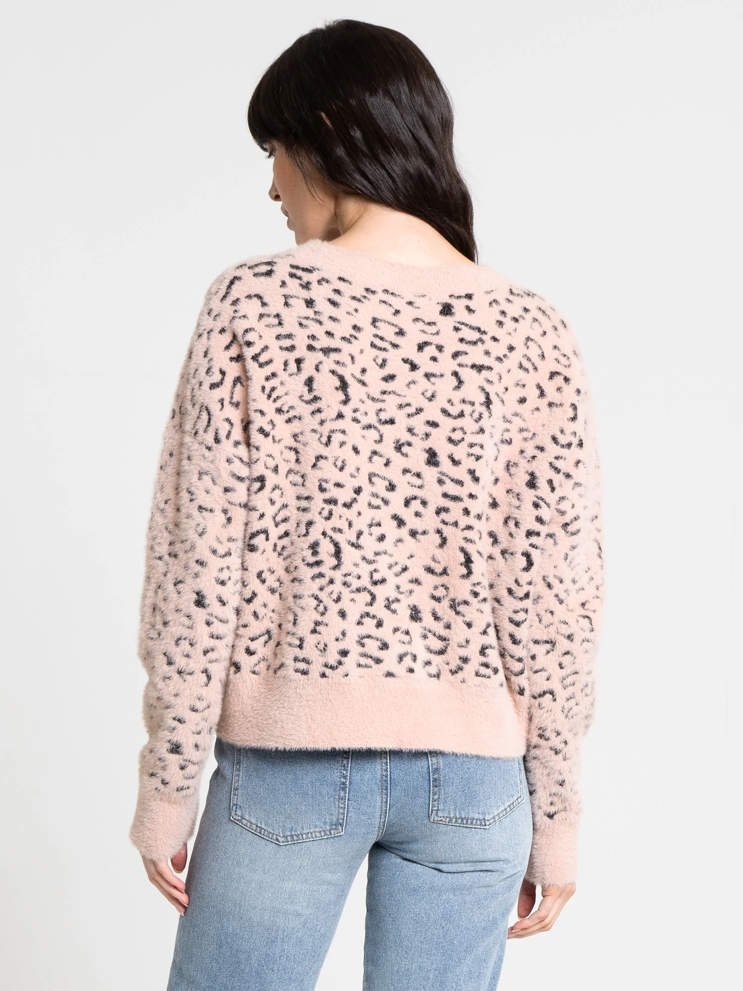 Dee Elly Long-Sleeve Leopard Sweater - Brands We Love - Image 4
