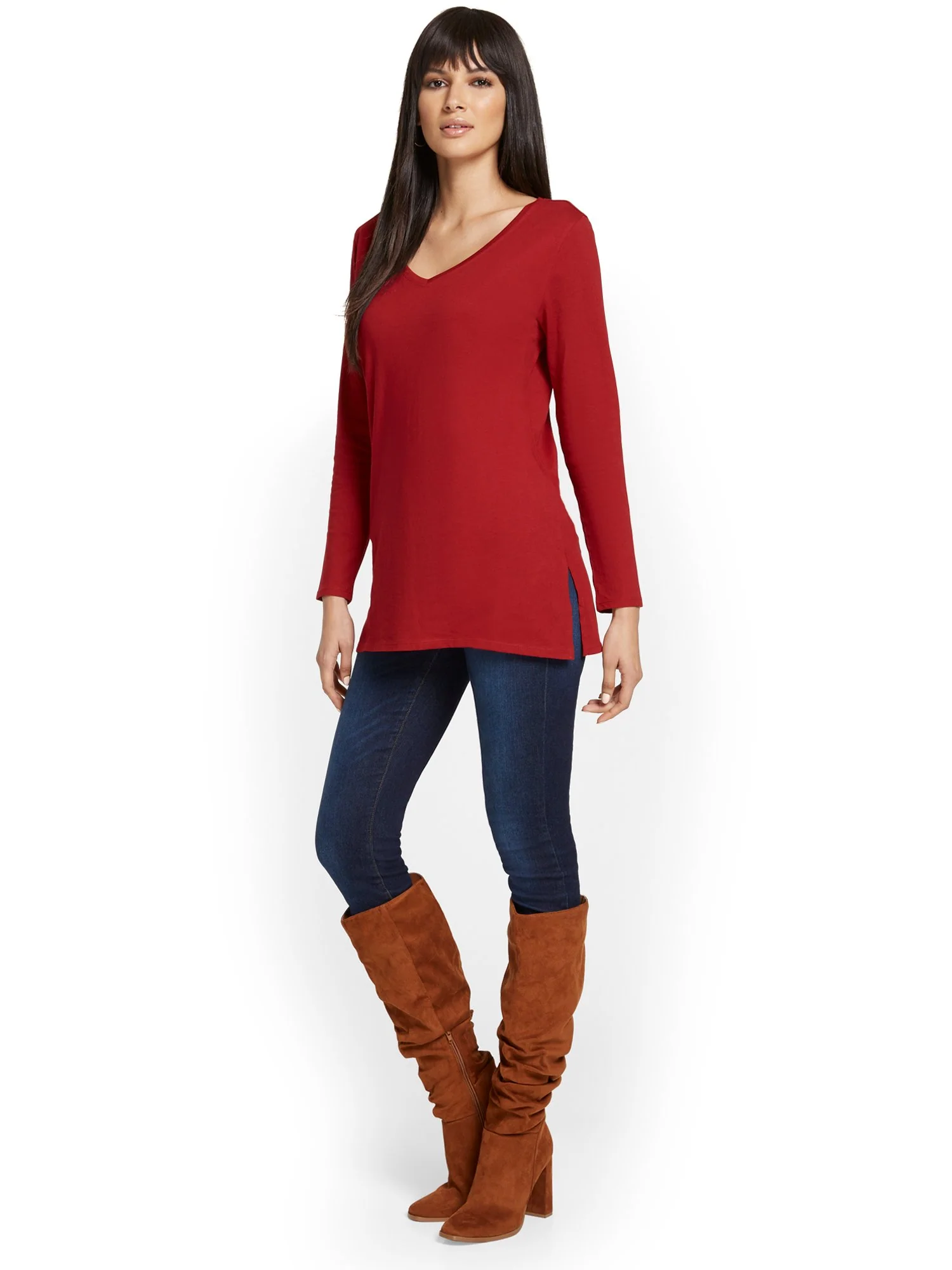 Long-Sleeve Perfect Tunic Top - Image 12