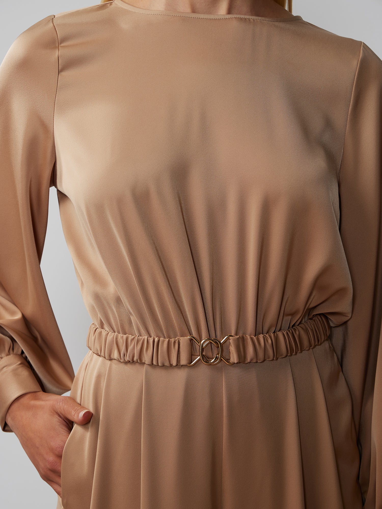 Long Sleeve Wide Leg Jumpsuit - Image 9