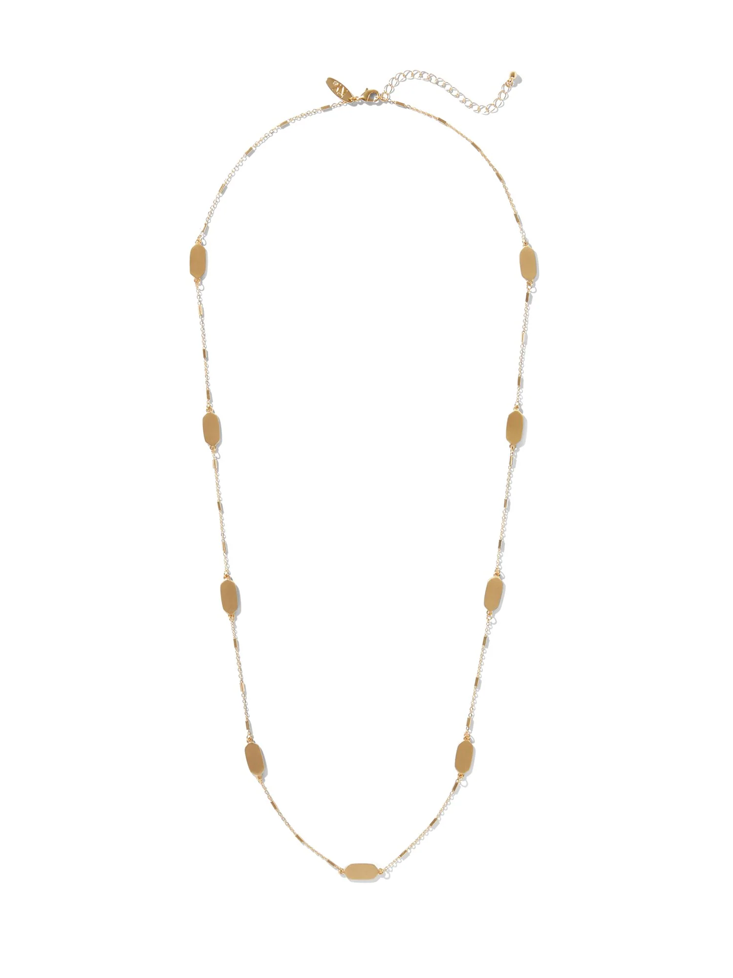 Longline Gold Tag Necklace - Image 2
