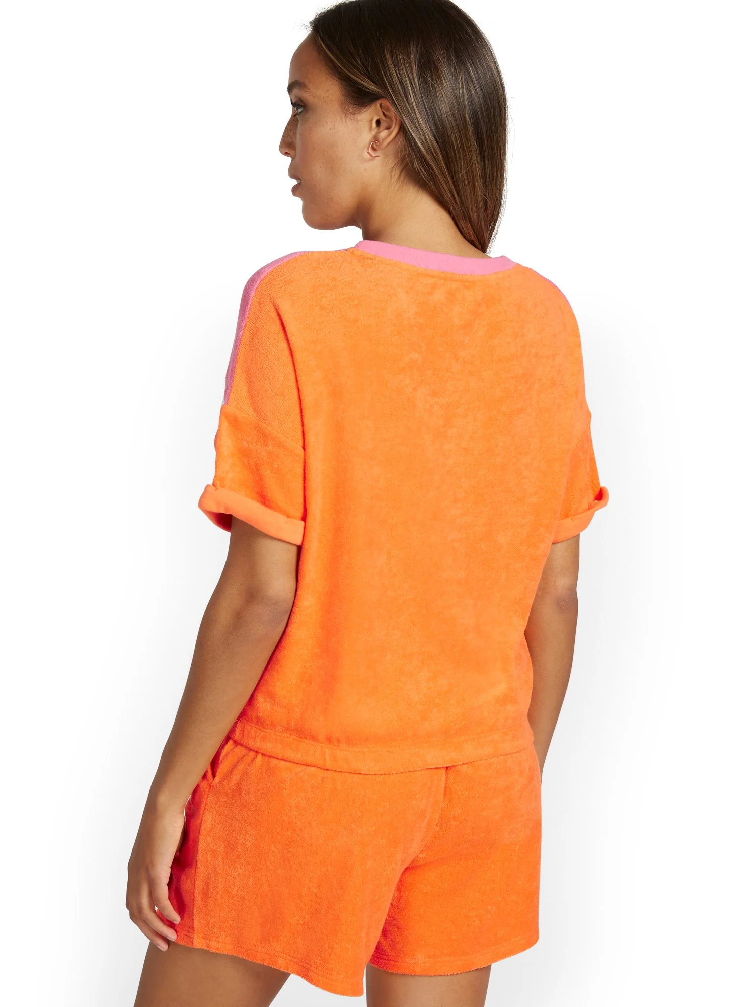 Loop Terry Short-Sleeve Top - Image 3