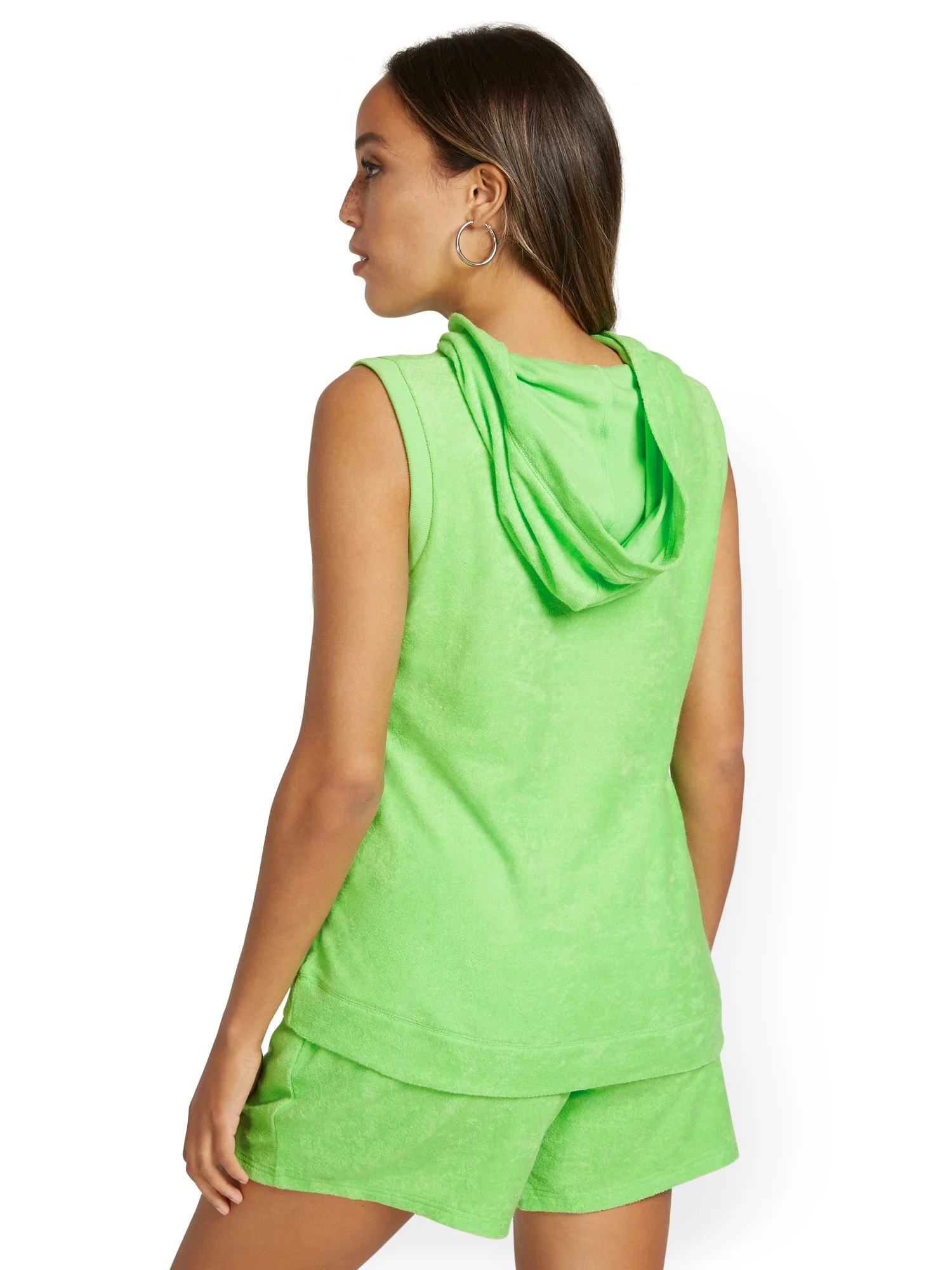 Loop Terry Tank Hoodie - Image 3