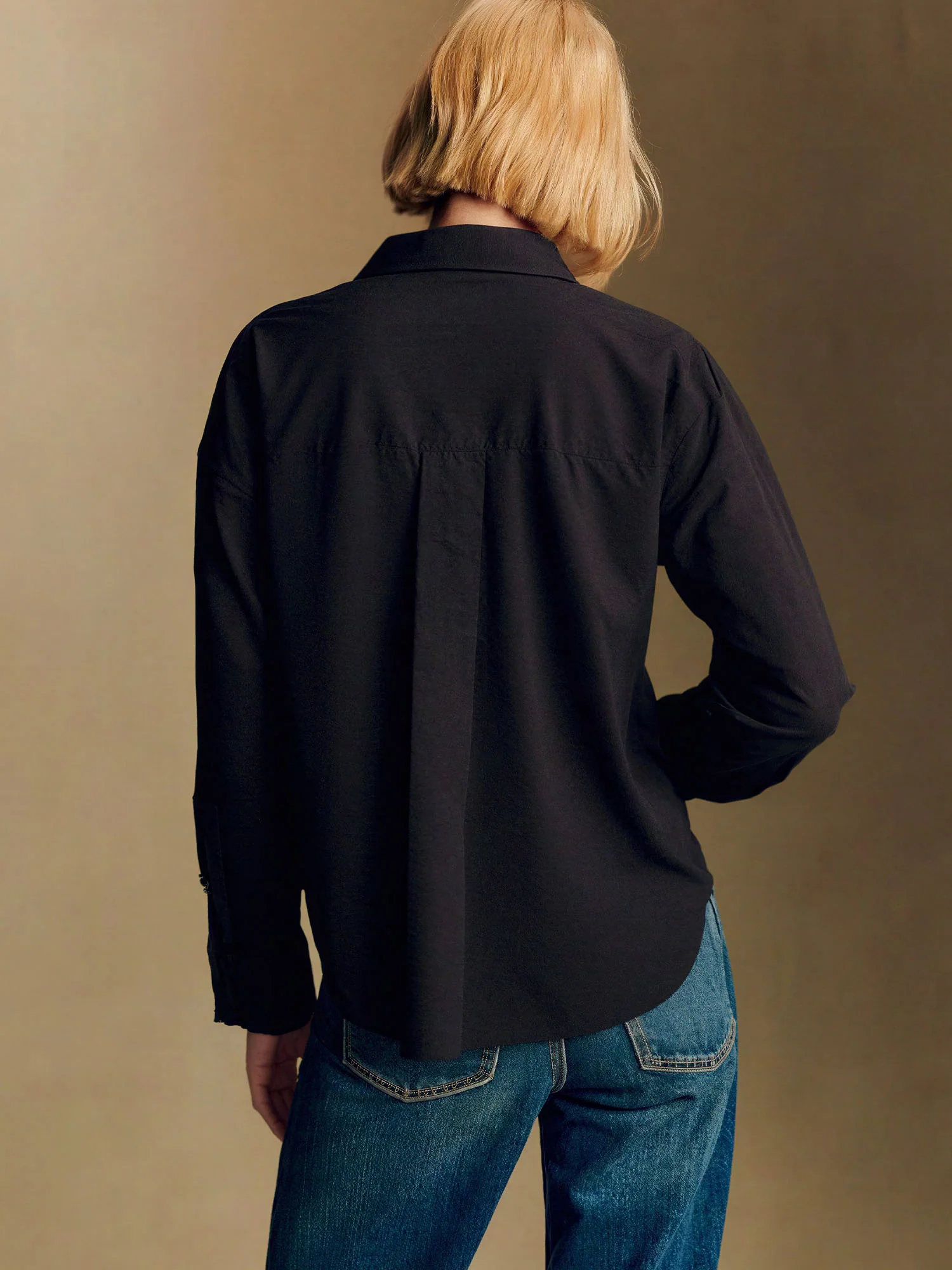 Stretch Cotton Button Down Shirt - Image 9