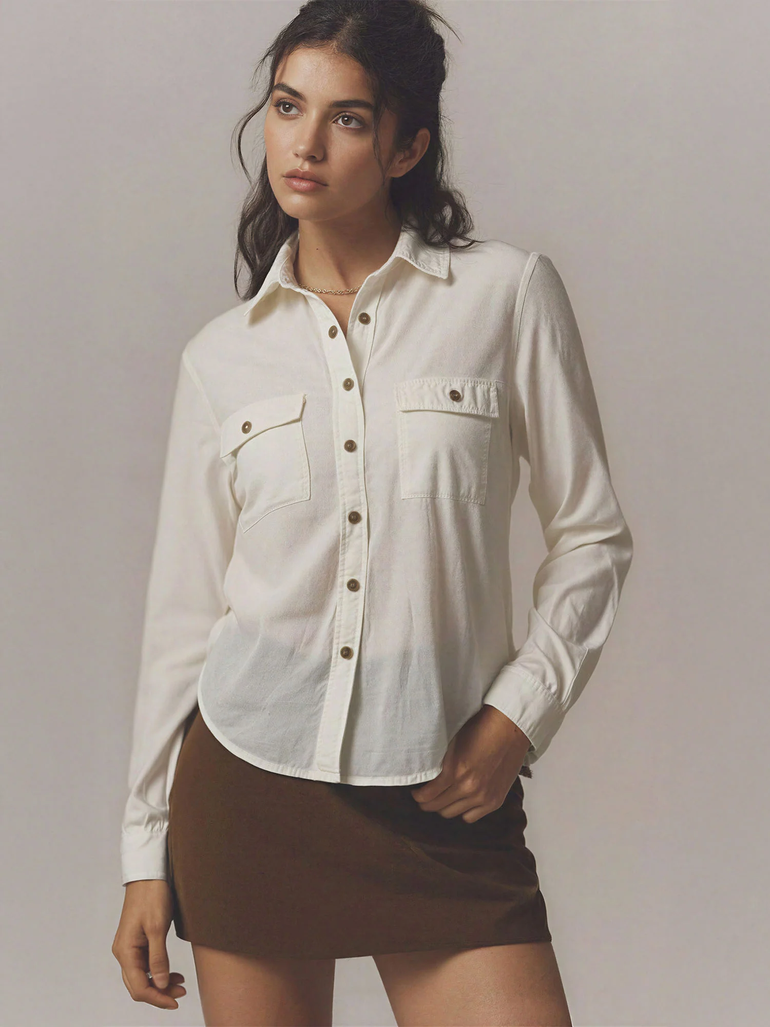 Tencel Button Down Shirt