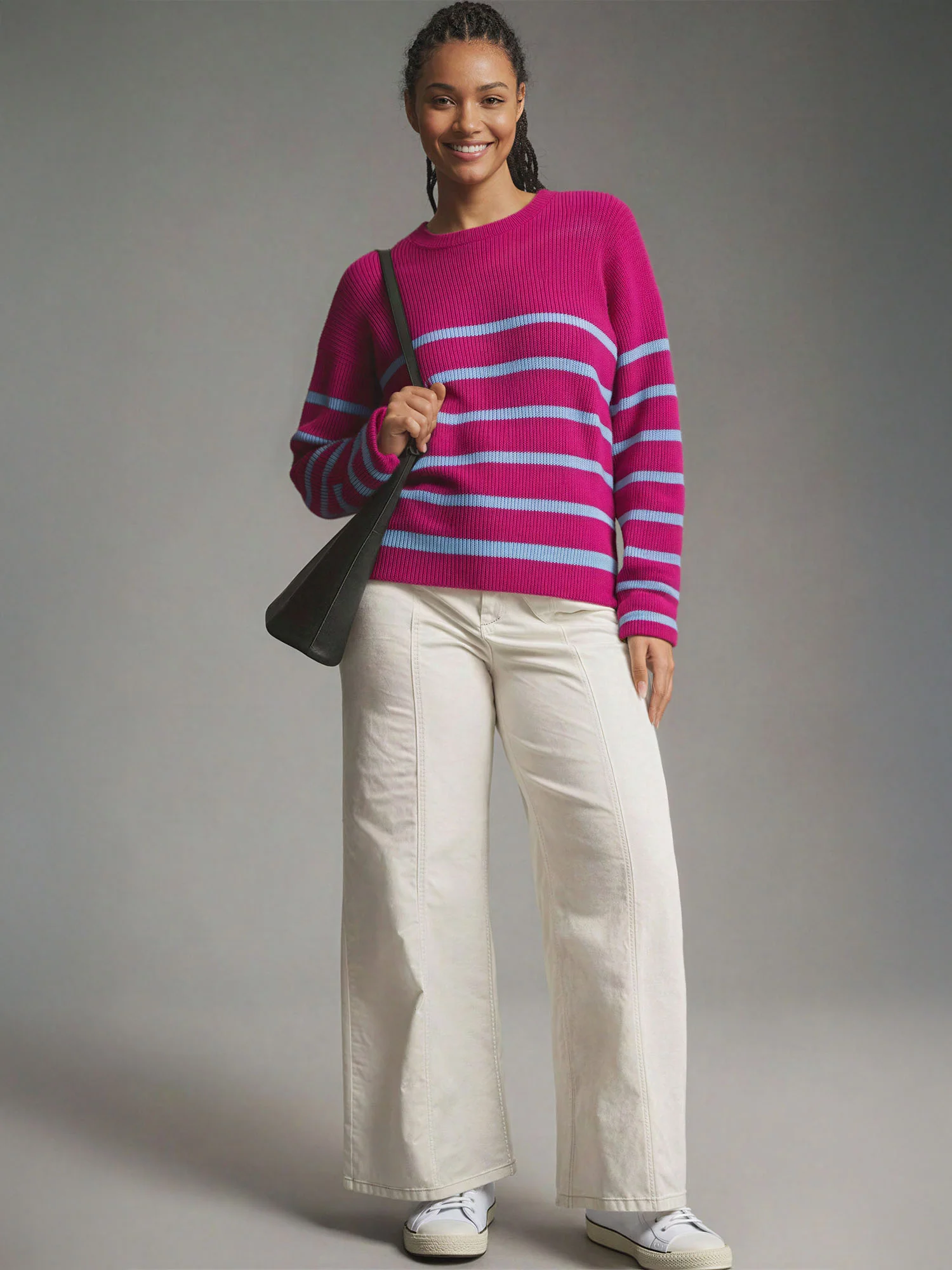 Bell Sleeve Stripe Sweater - Image 3