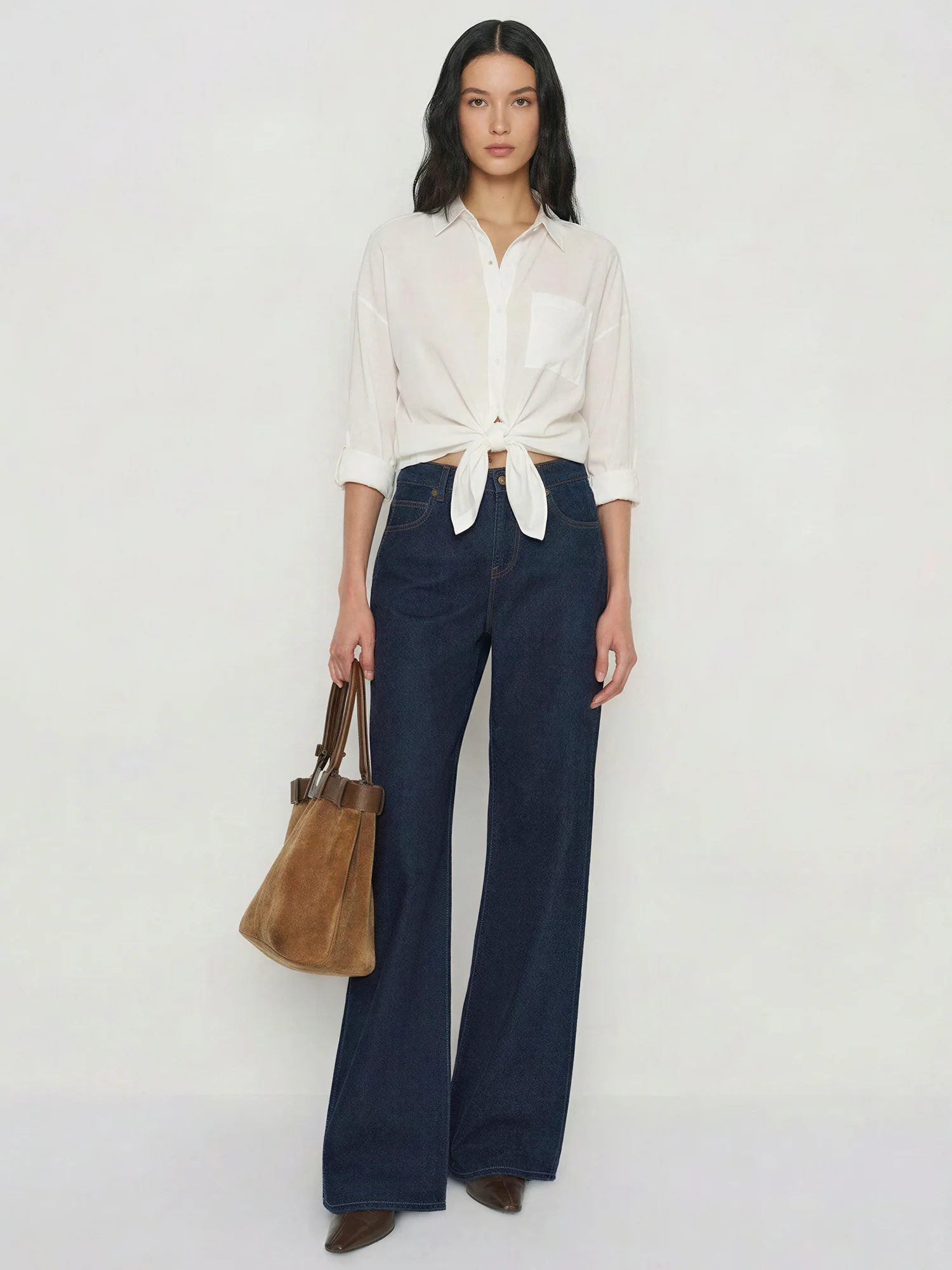 LS CHIFFON BUTTON DOWN SHIRT - Image 14