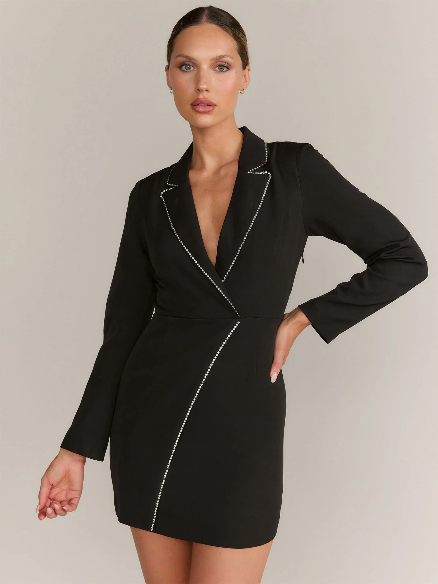 Do + Be Crystal Trim Blazer Dress - Brands We Love
