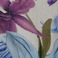 Floral Bow Neck Blouse - Image 5