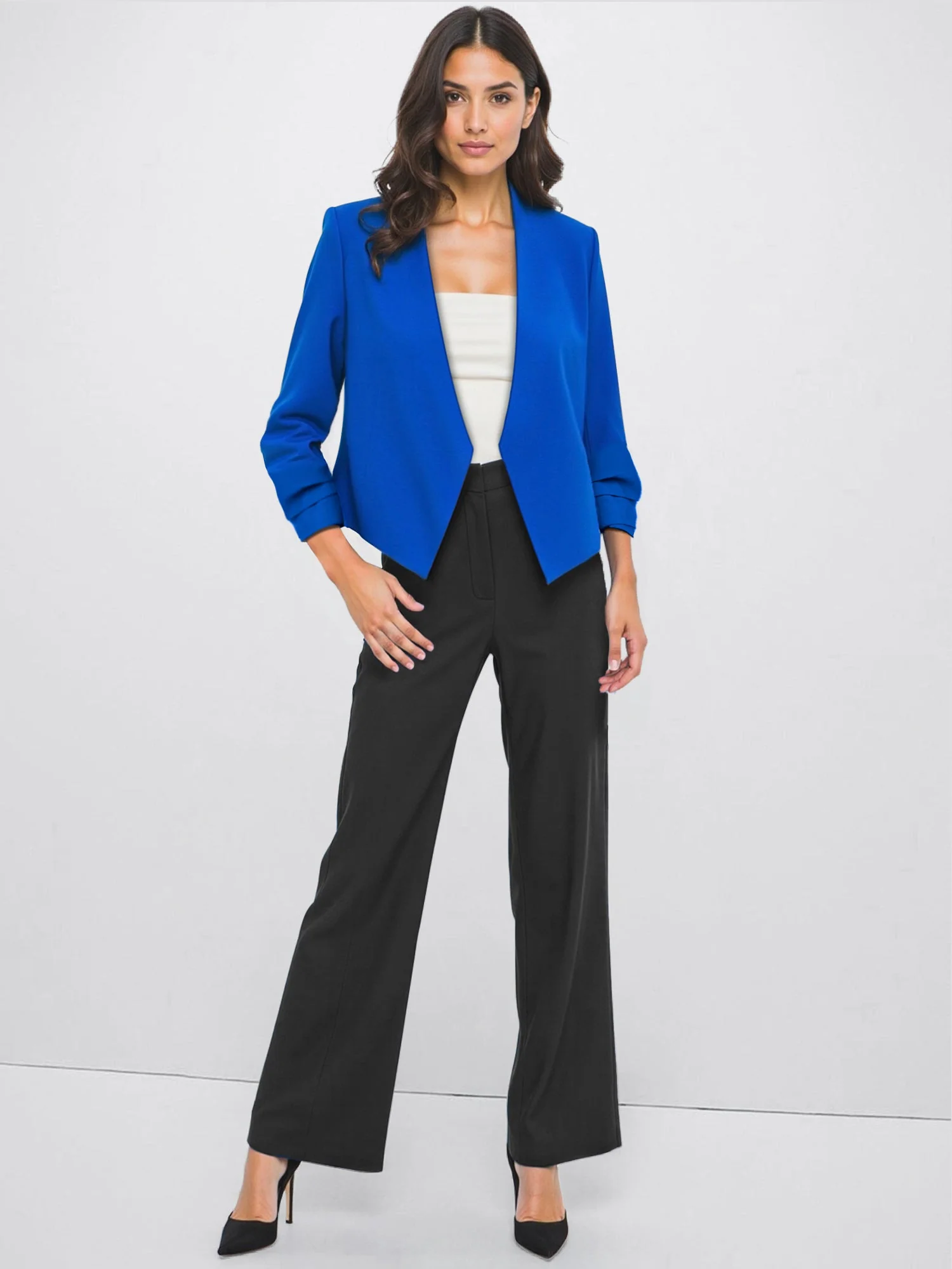 Vertigo Long Sleeve Open Blazer - Image 21