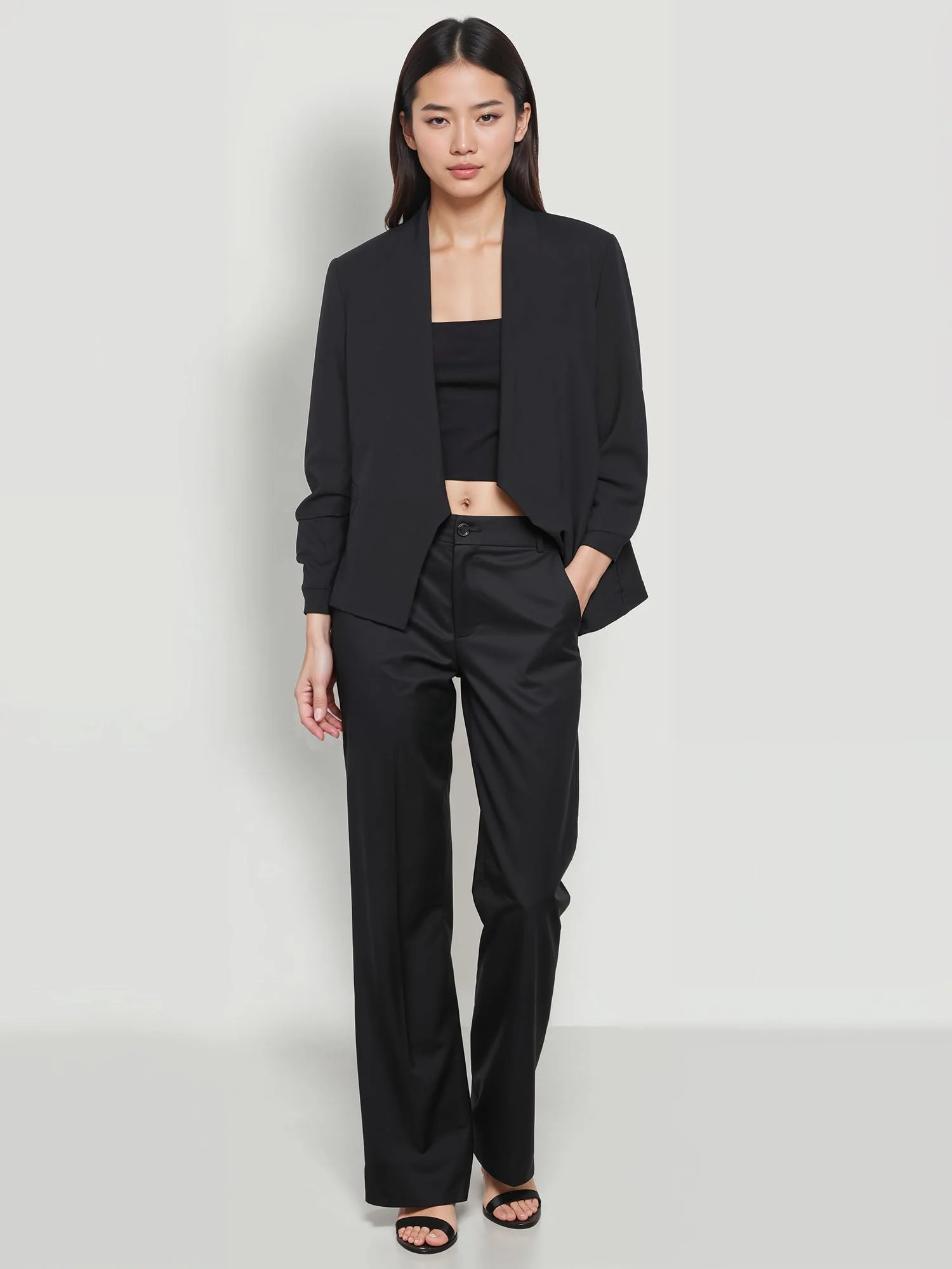 Vertigo Long Sleeve Open Blazer - Image 6