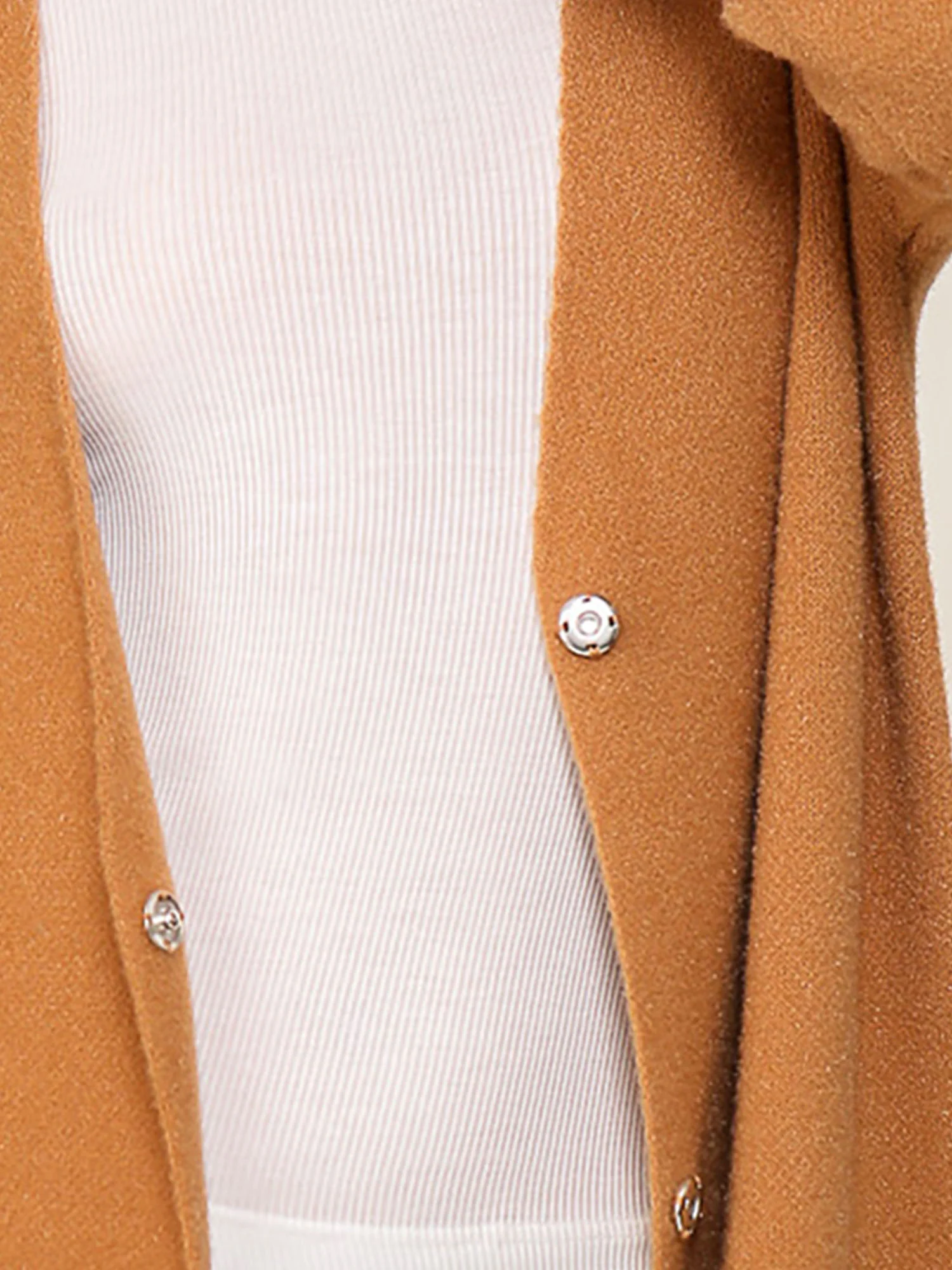 Oversized Button Front Long Cardigan - Image 4