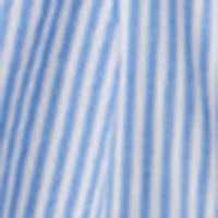 Striped Pearl Trim Poplin Shirt Dress - Image 5