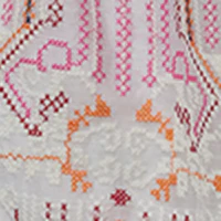 Long Sleeve Embroidered Peasant Dress - Image 5